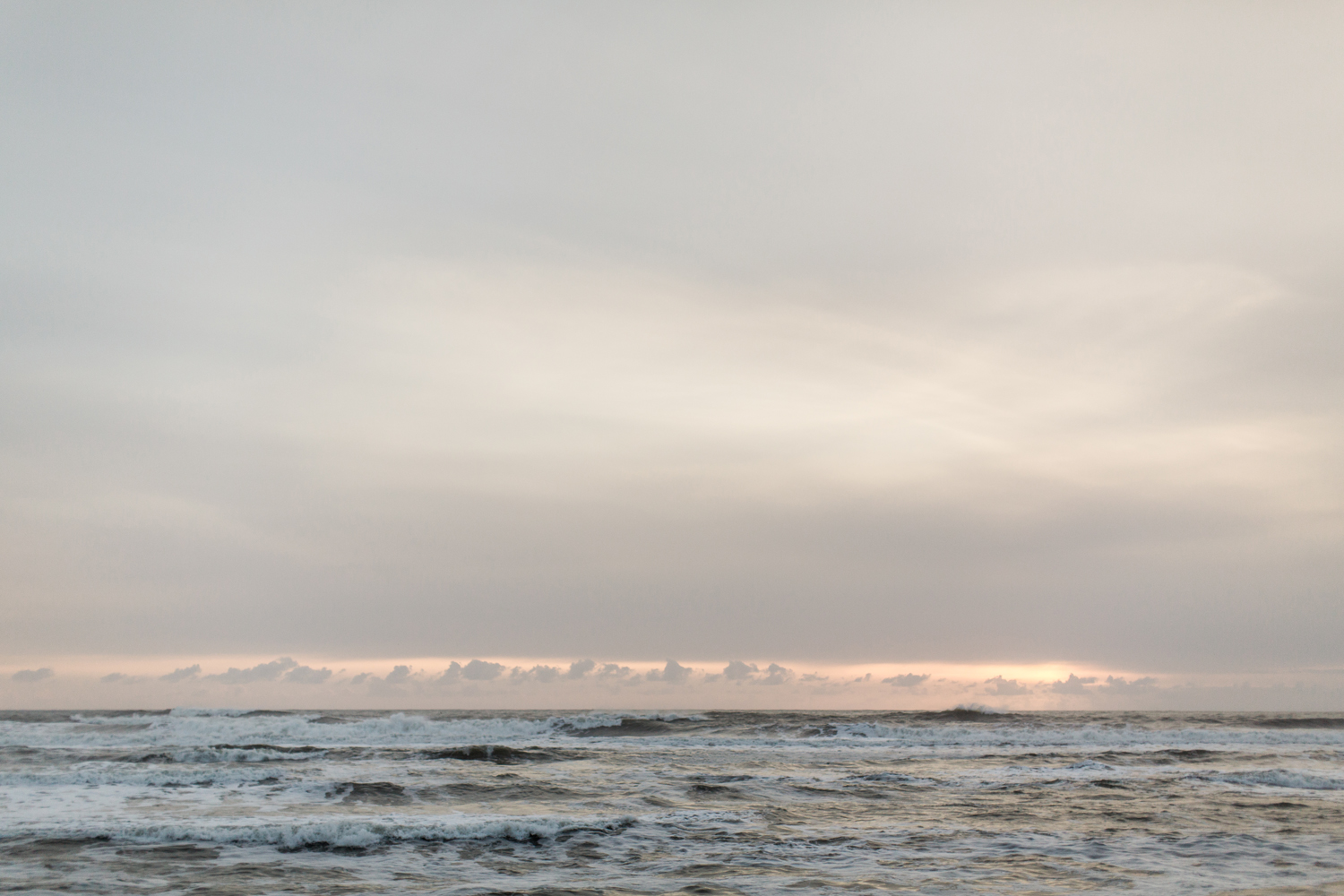 Sunset on First Beach in La Push at the Washington Coast