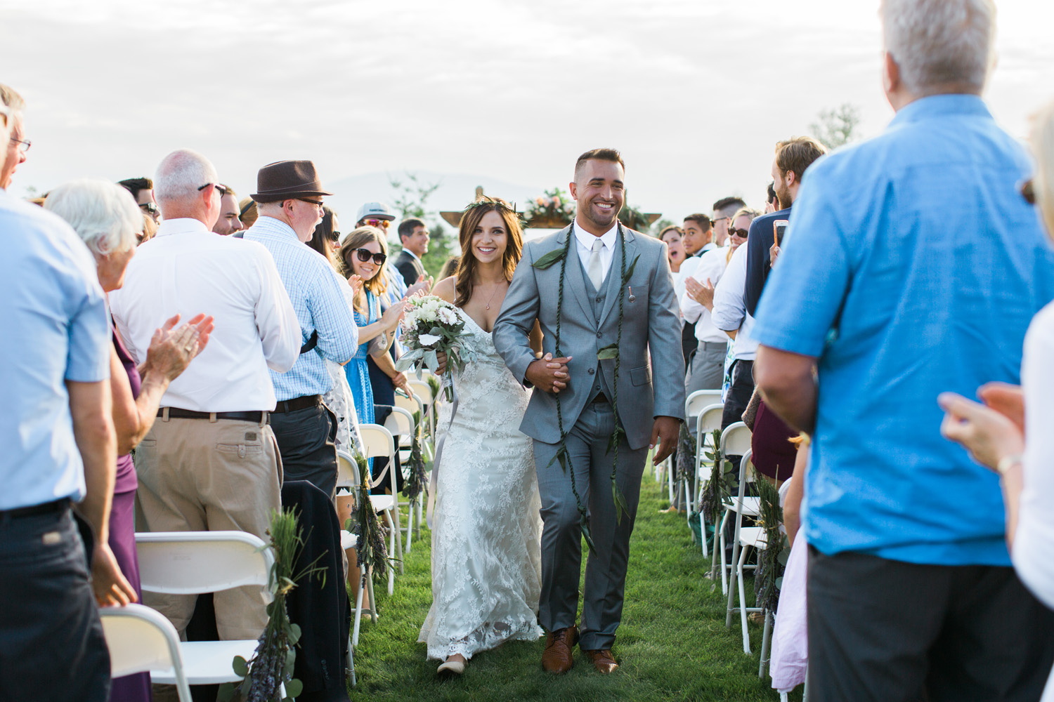 Polynesian Inspired Backyard Port Townsend Wedding Photography 