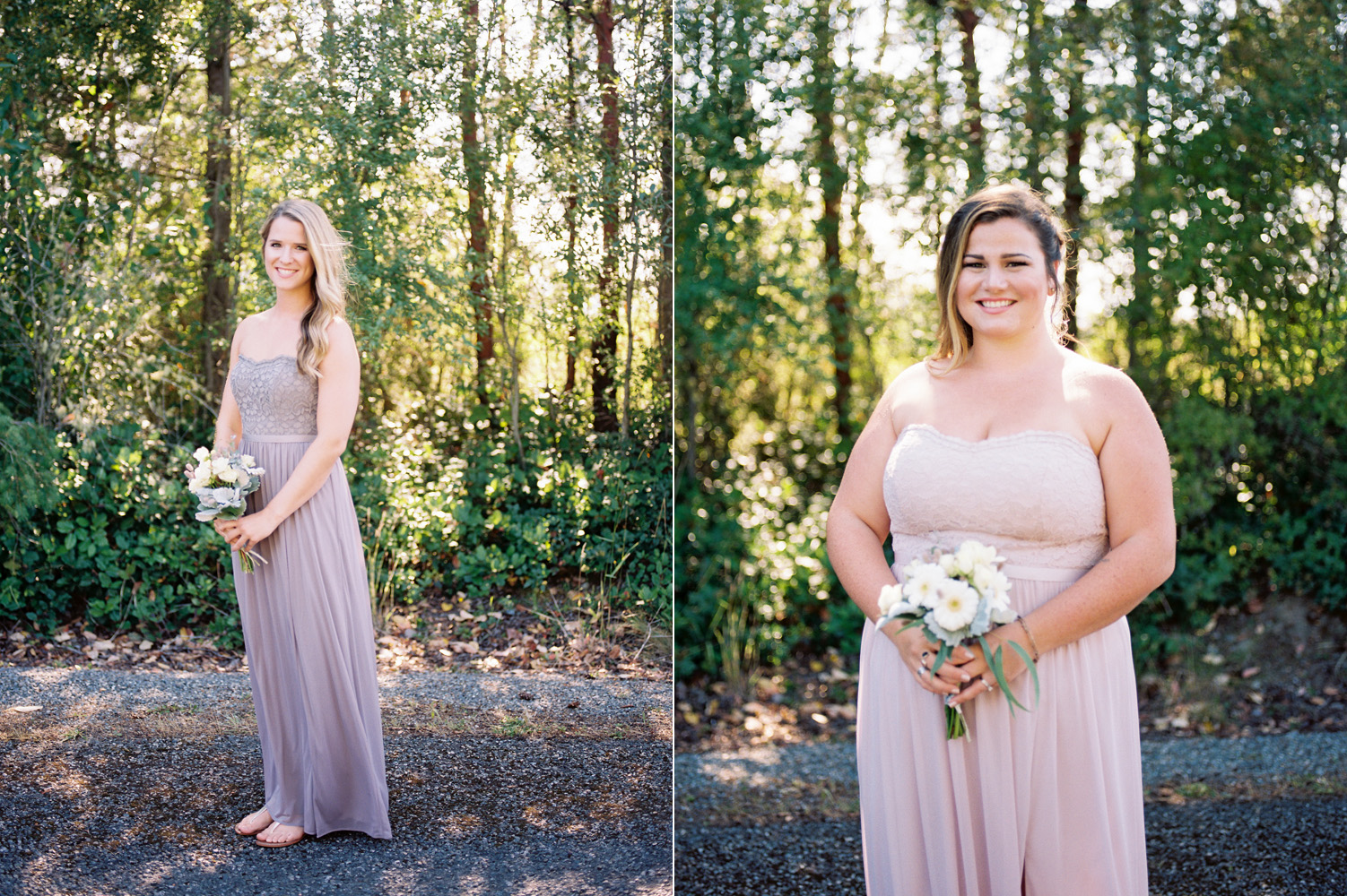 Purple bridesmaid dress inspiration from Davids Bridal at a Polynesian Inspired Backyard Port Townsend Wedding Photography 