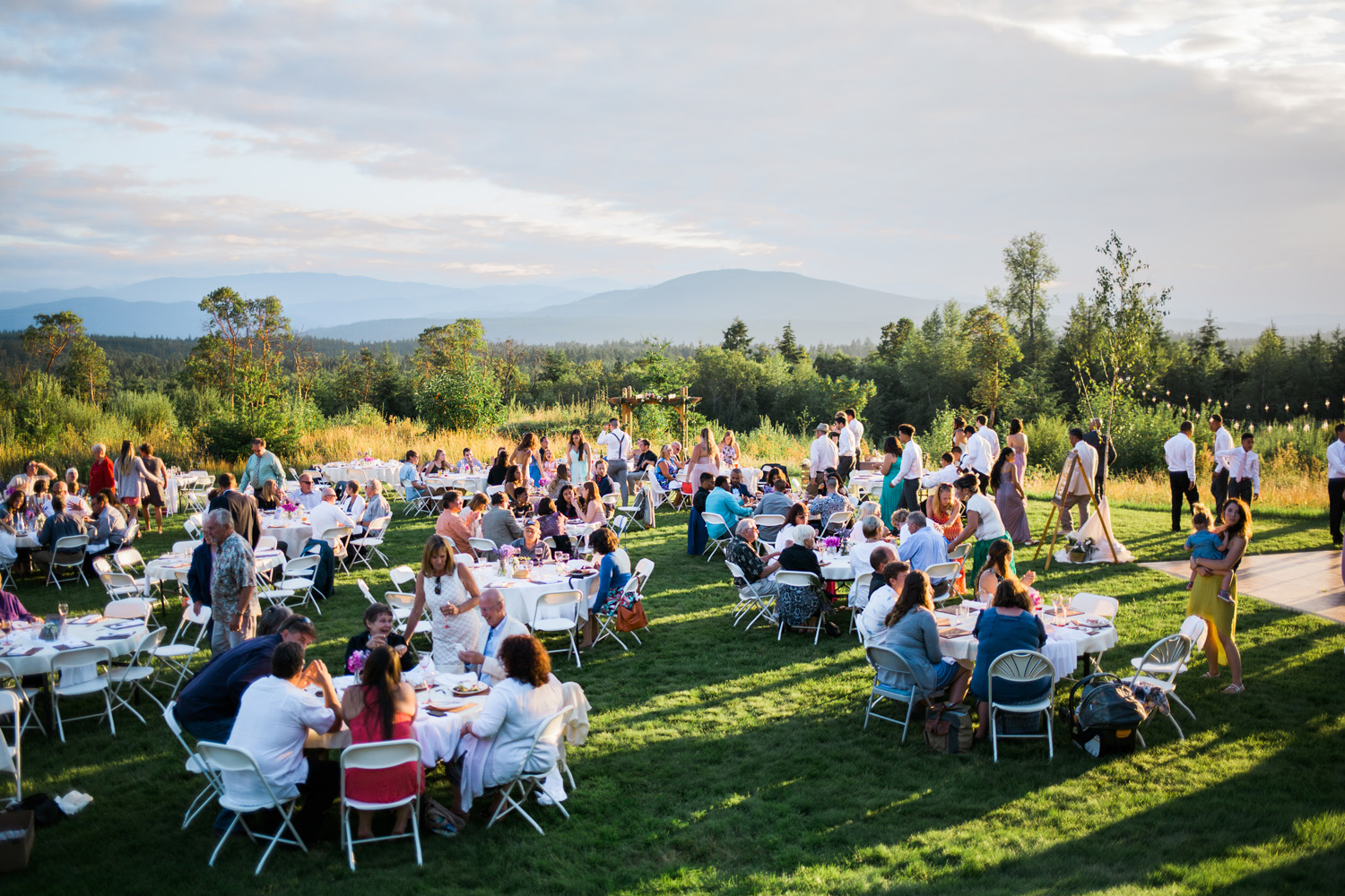 Polynesian Inspired Backyard Port Townsend Wedding Photography 