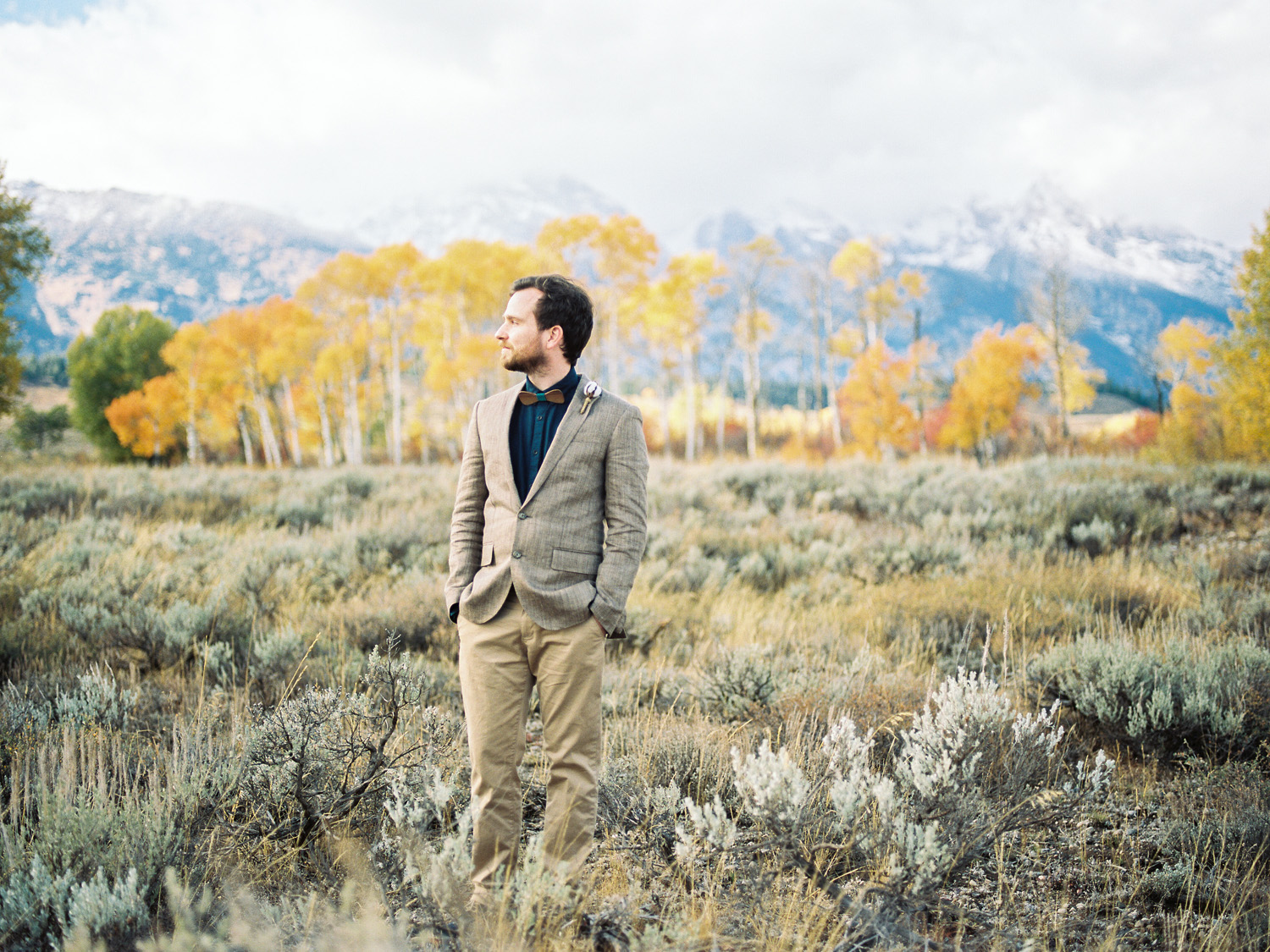 Grand Teton National Park Fall Same Sex Wedding Photography by Alexandra Knight Photography