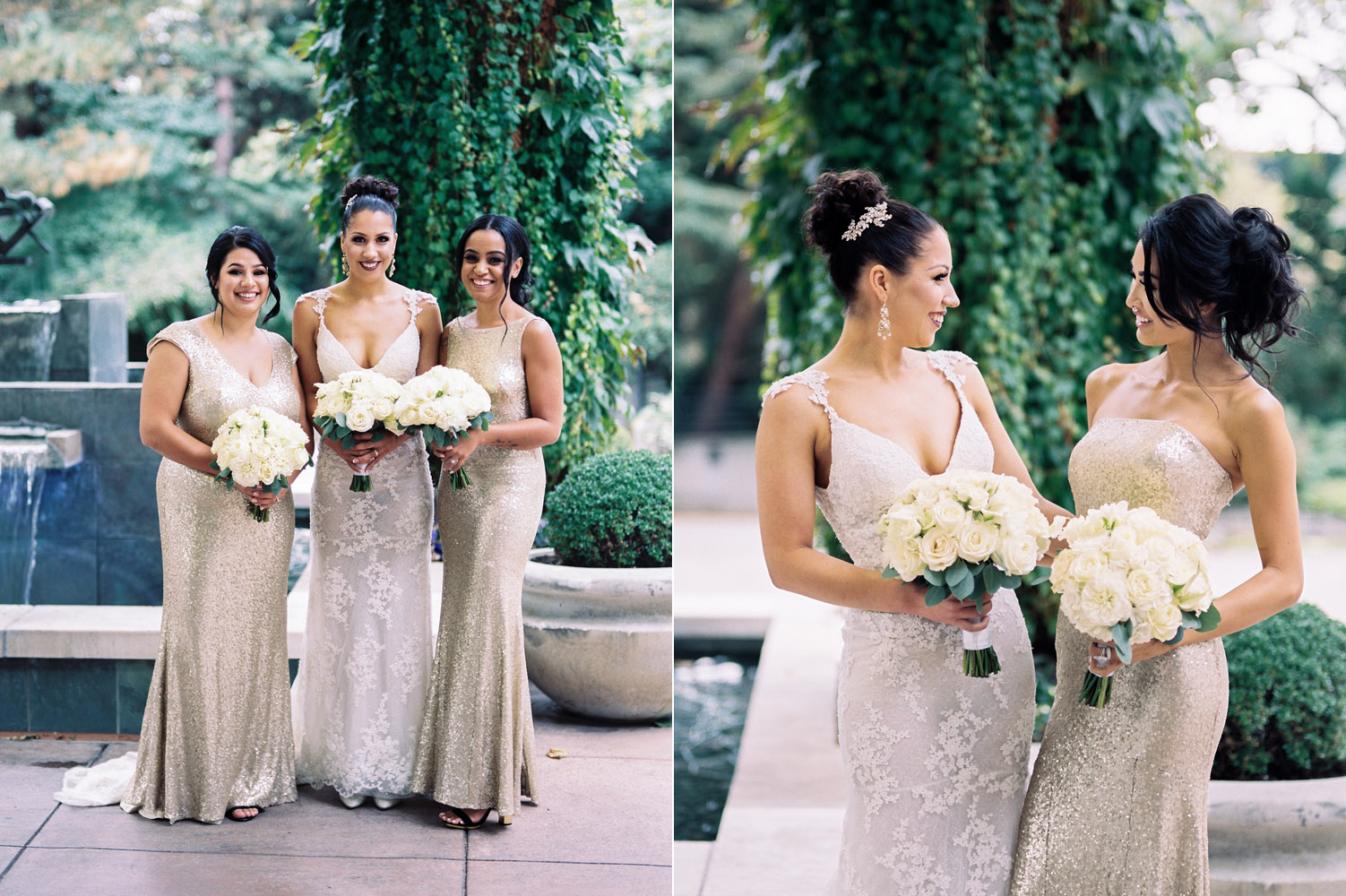 Bridal Party Portraits at The Bellevue Club Wedding Photography