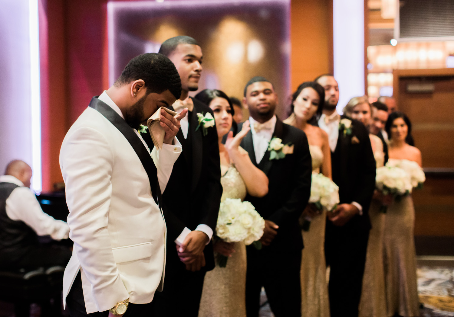 bellevue club seattle wedding ceremony groom first look.jpg