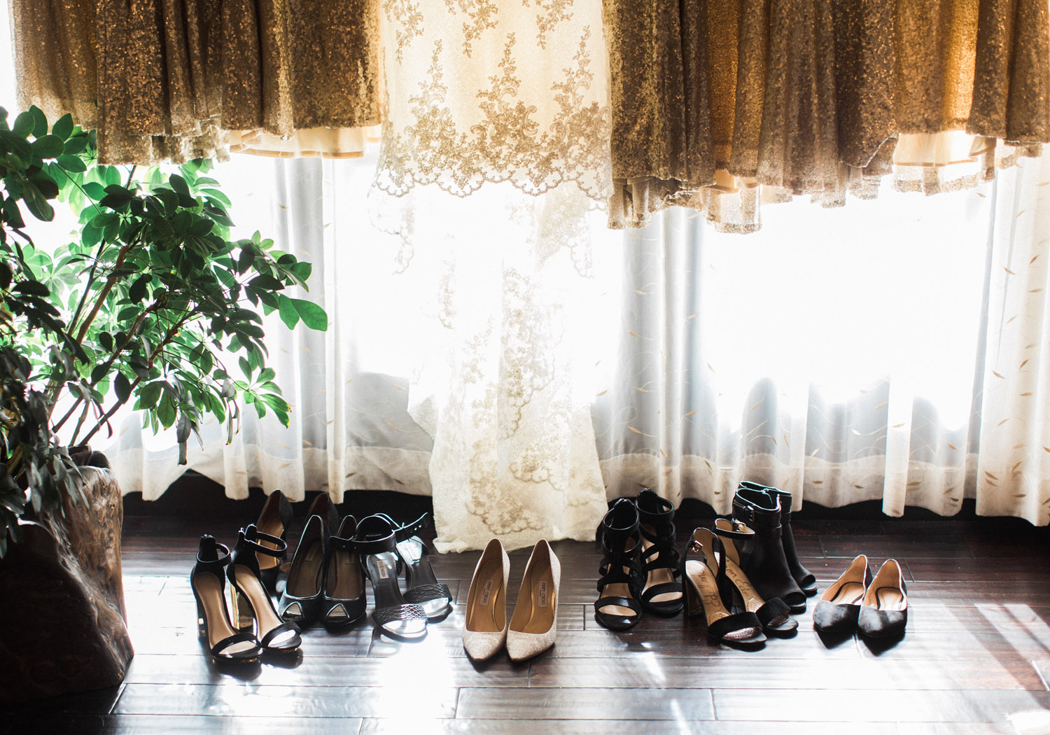 The Bellevue Club Wedding Photography with a Nordstrom wedding dress