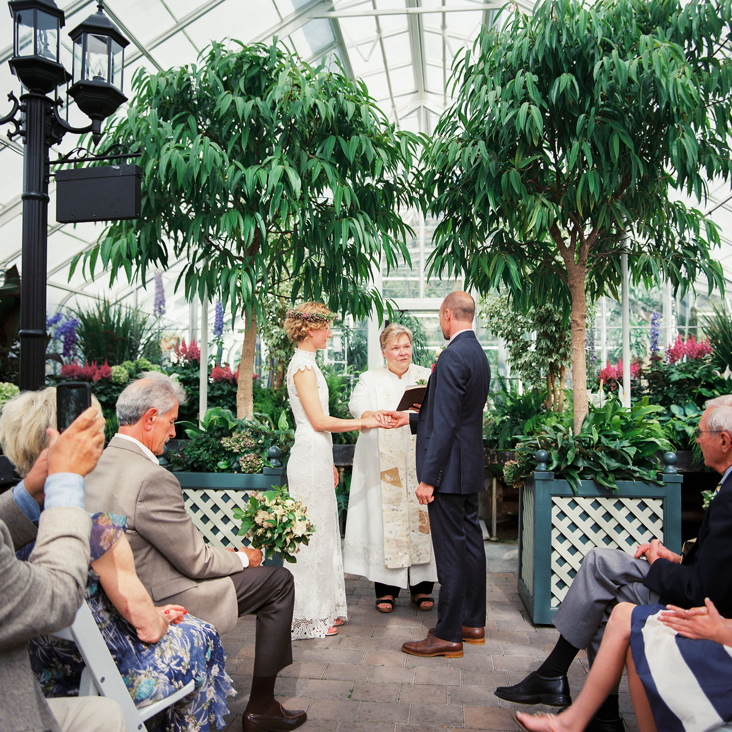 seattle volunteer park conservatory wedding ceremony intimate elopement.jpg