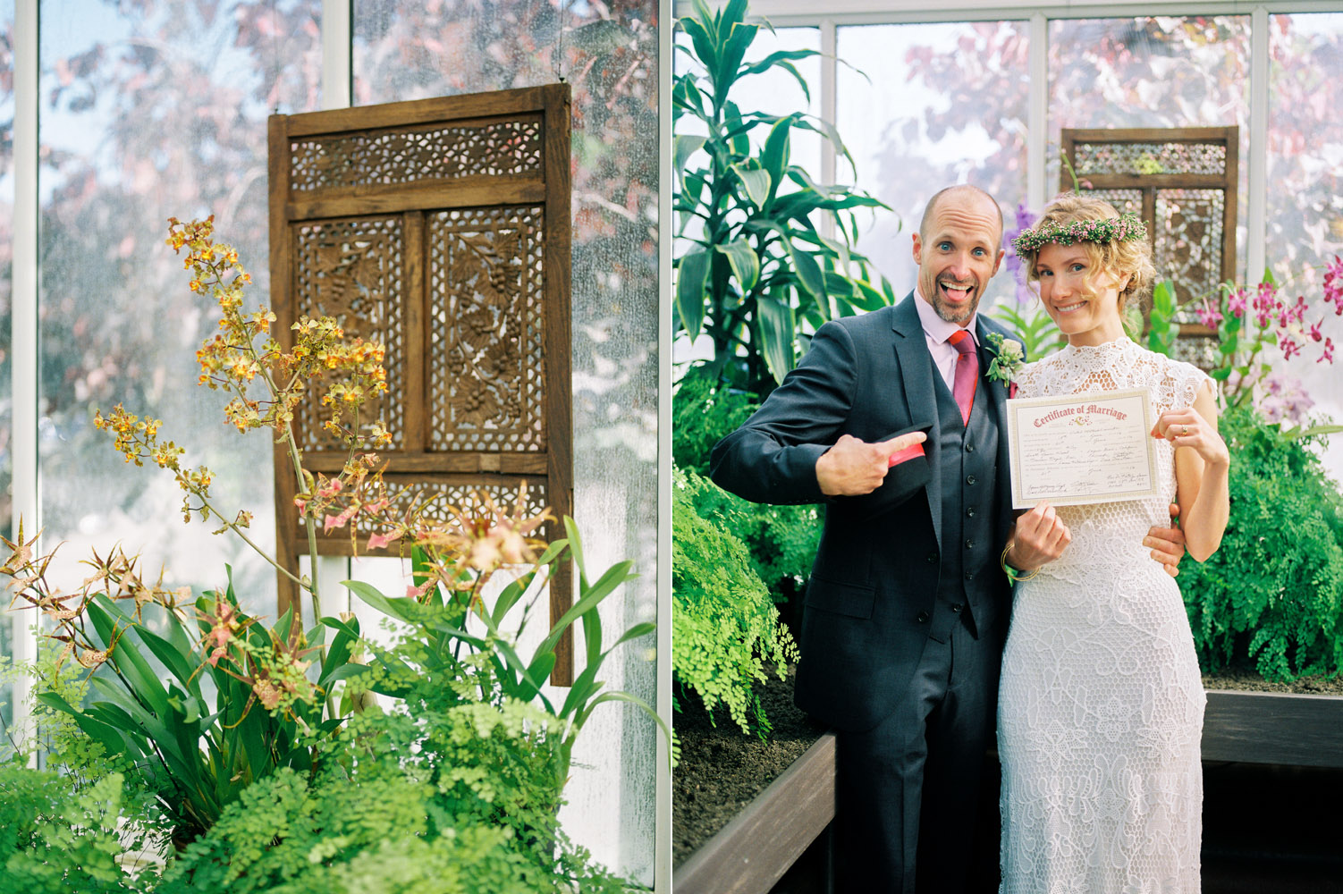 seattle conservatory elopement wedding kodak portra 800 film.jpg