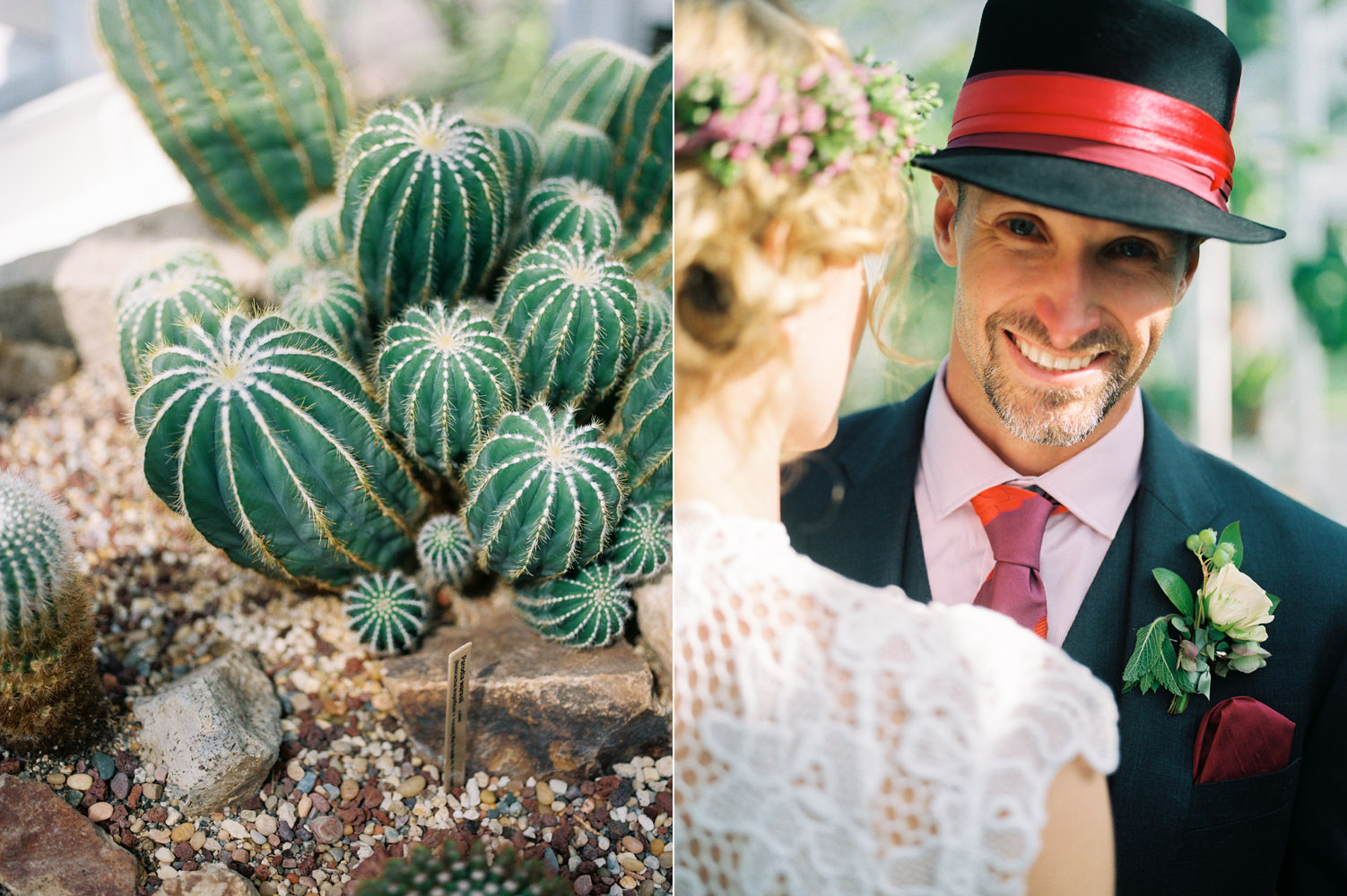 volunteer park conservatory intimate wedding elopement couple portraits.jpg