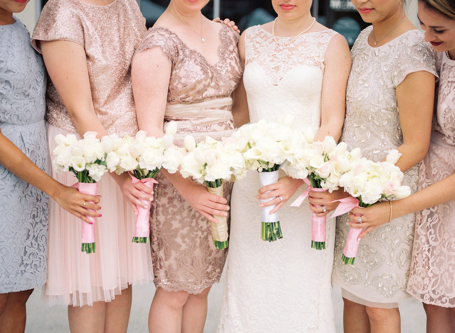 seattle bridal party pastel bridesmaid dresses wedding photography.jpg