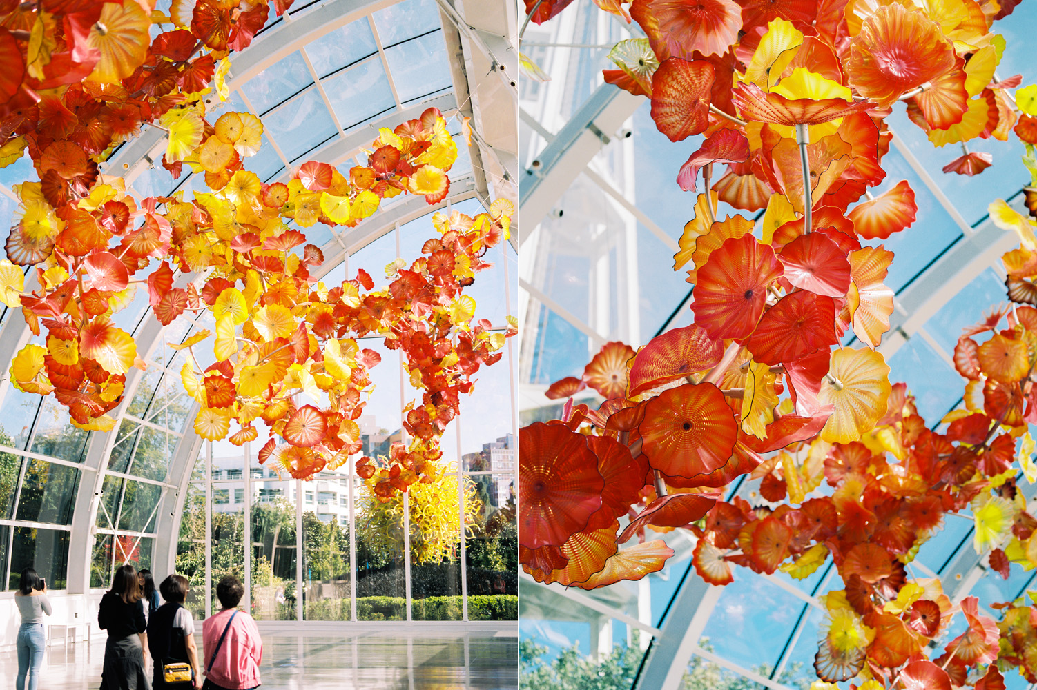 Chihuly Garden and Glass Seattle Wedding Venue Photography