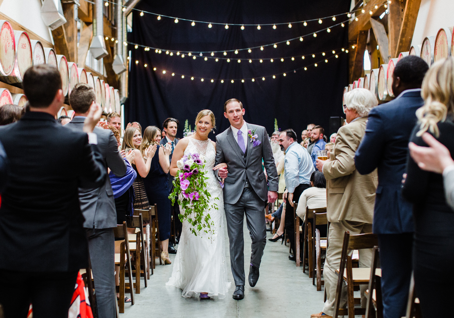 Purple Ombre Wedding at Westland Distillery by Alexandra Knight Photography Seattle Wedding Photographer