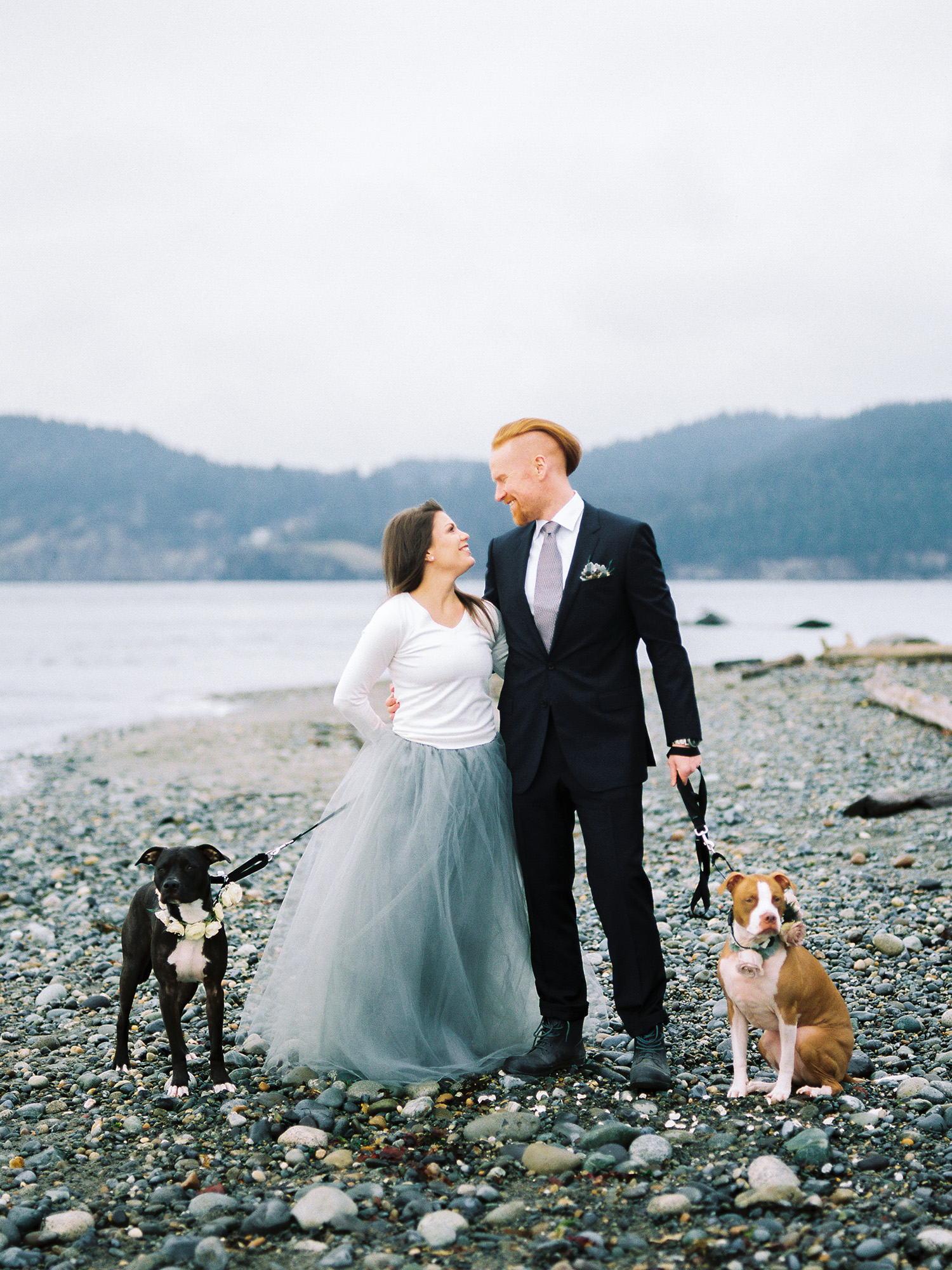 Seattle Area Beach Engagement Session with Dogs.jpg