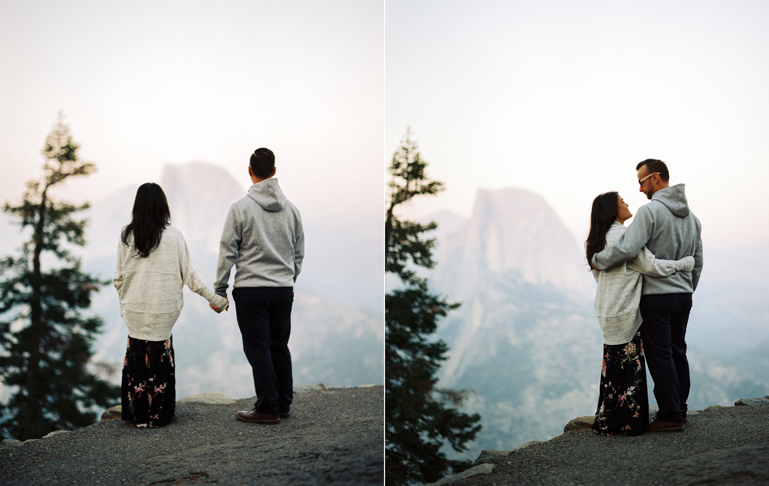 yosemite engagement photography after sunset at glacier point.jpg