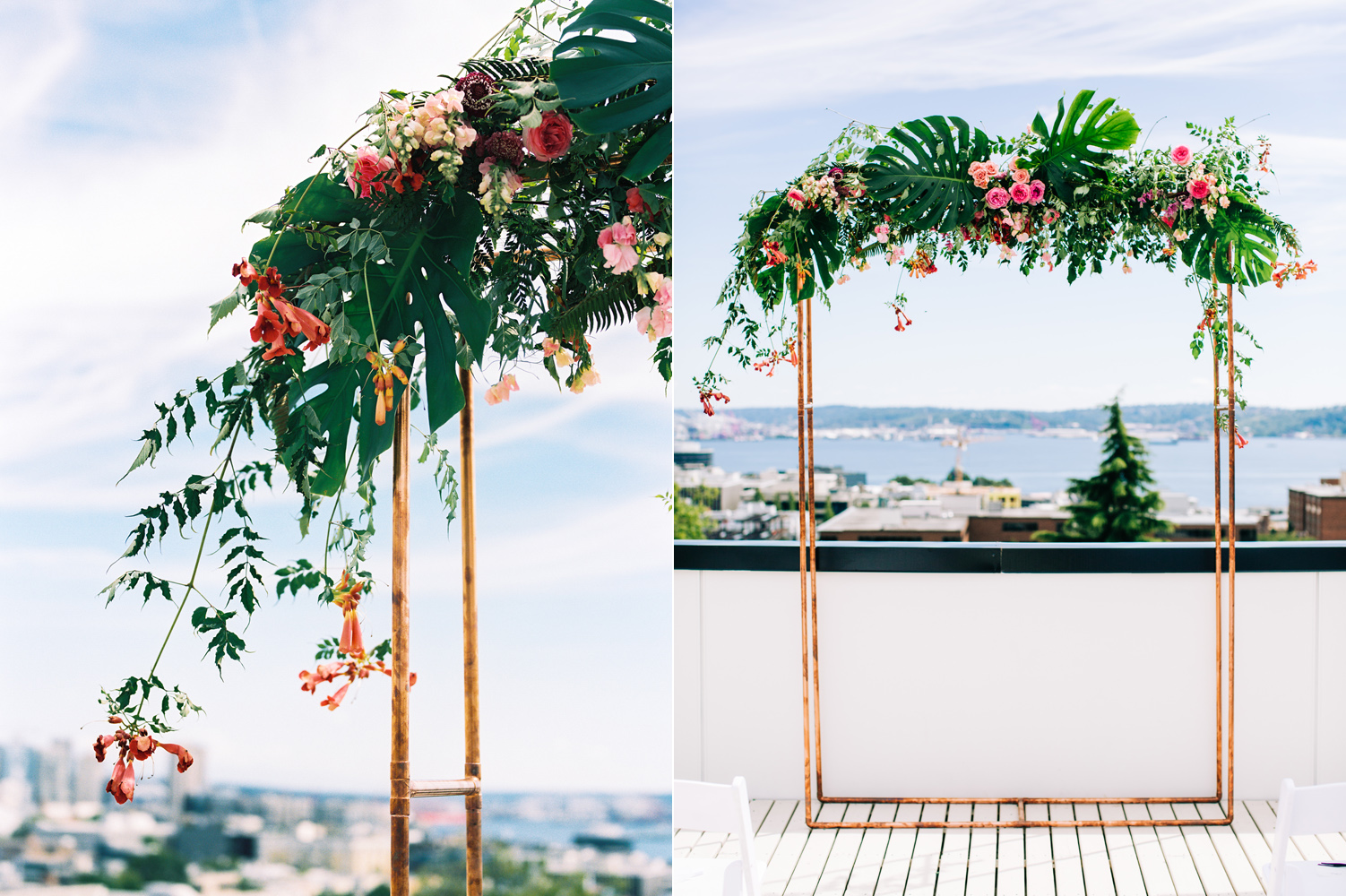 Seattle Custom Wedding Arch by Bowman Design Downtown Wedding Photography.jpg