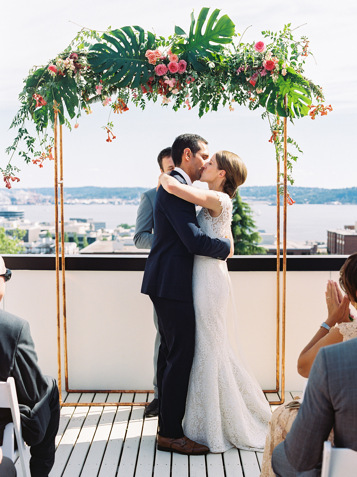 Seattle Queen Anne Intimate Rooftop Wedding Ceremony Photography.jpg