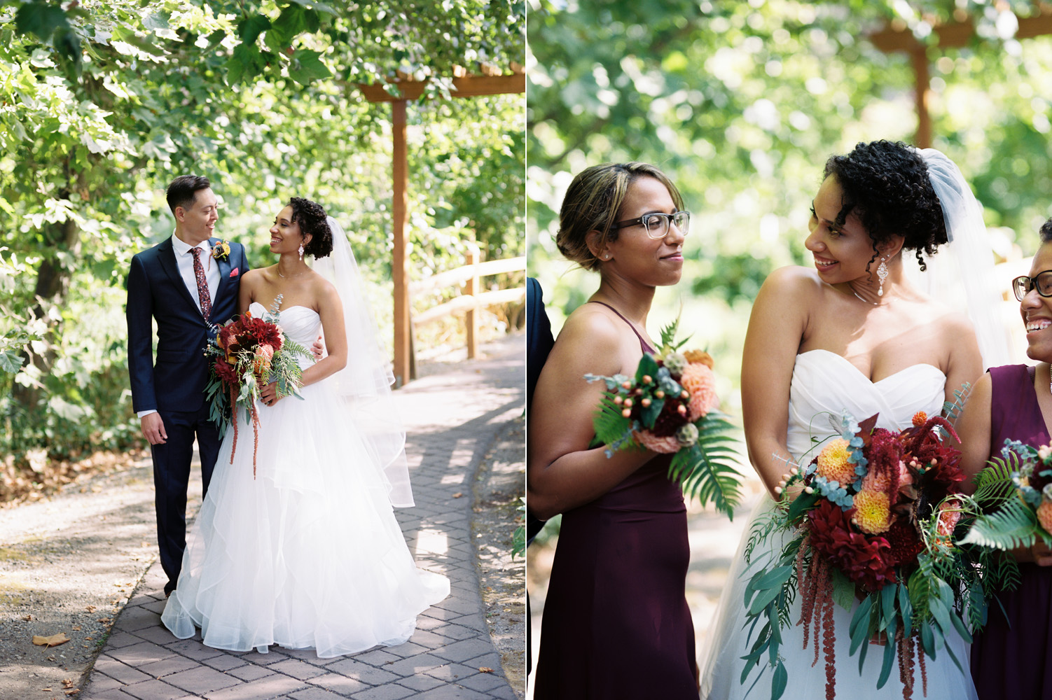 Seattle Burgundy and Navy Bridal Party Wedding Photography.jpg