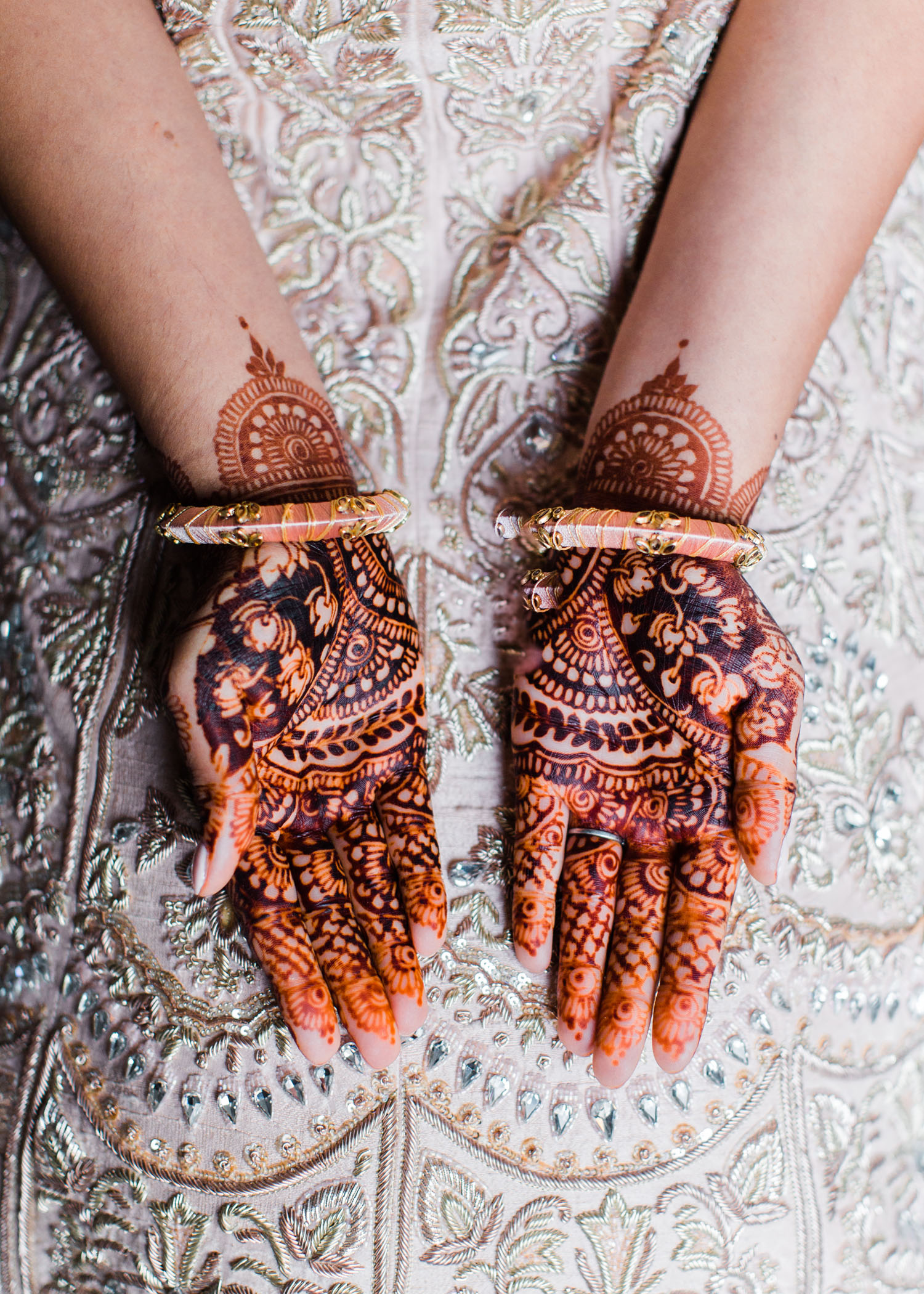 Alexandra Knight Photography Seattle Indian Wedding Photographer bride henna and blush pink dress.jpg