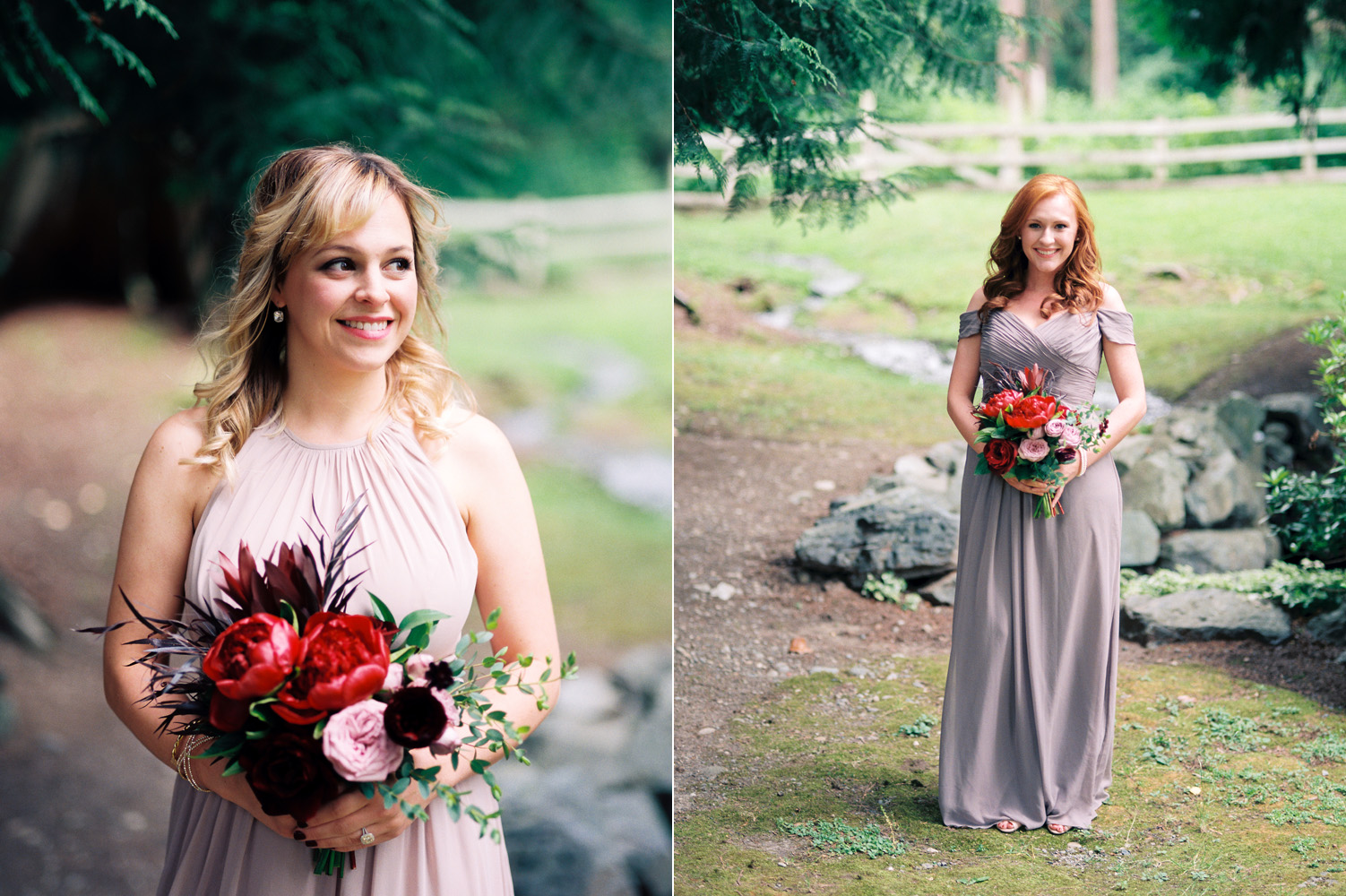 delille cellars woodinville wedding venue blush and taupe bridesmaid dresses wedding photography.jpg