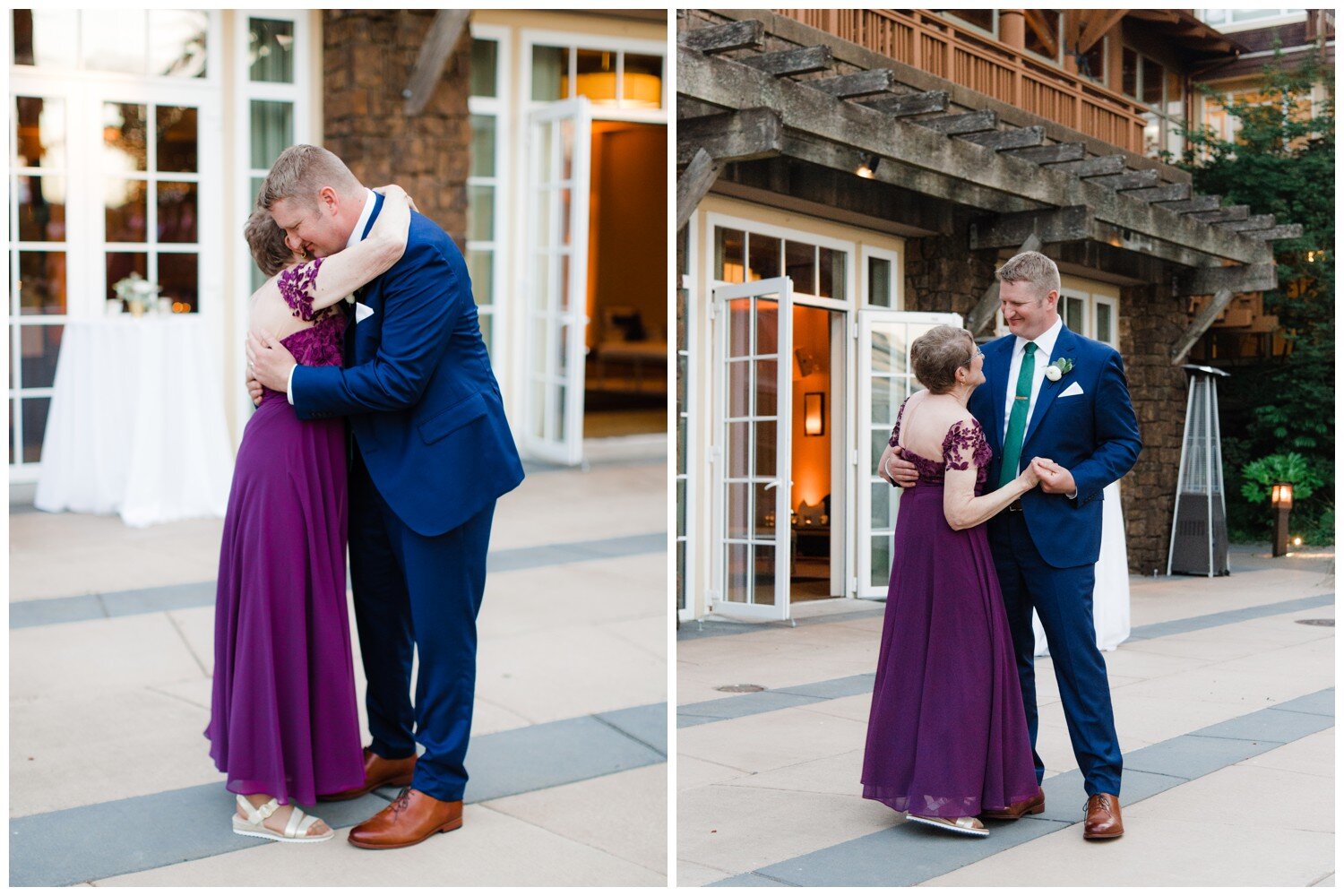 Alderbrook Resort mother son wedding dance