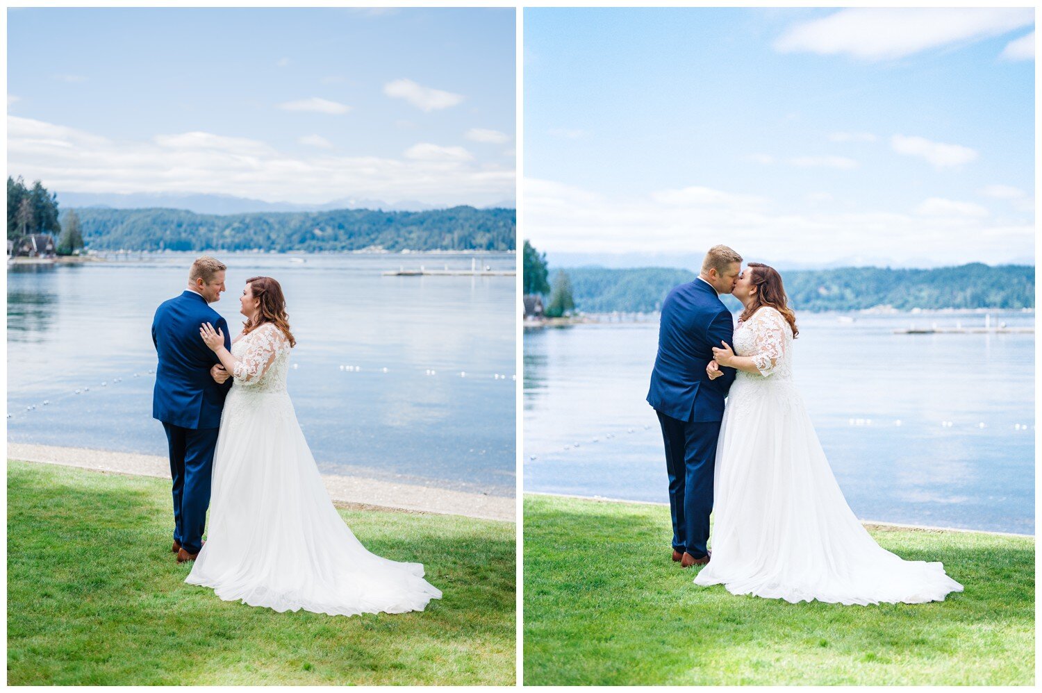 Alderbrook Resort waterfront wedding photography