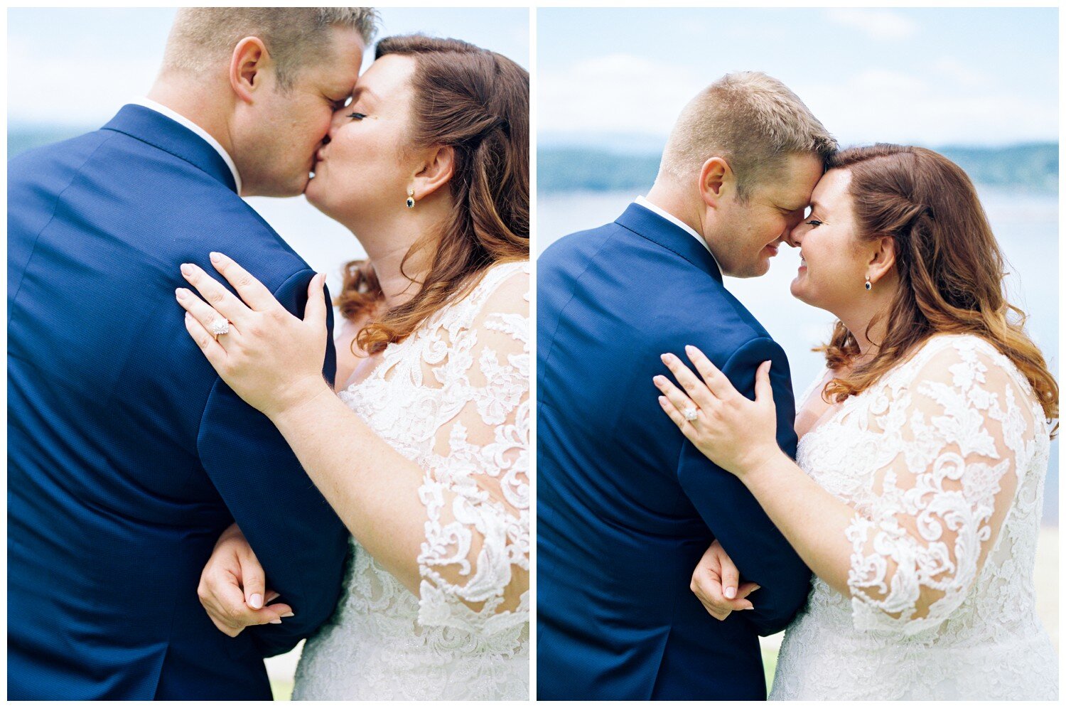 Alderbrook Resort bride and groom wedding portraits