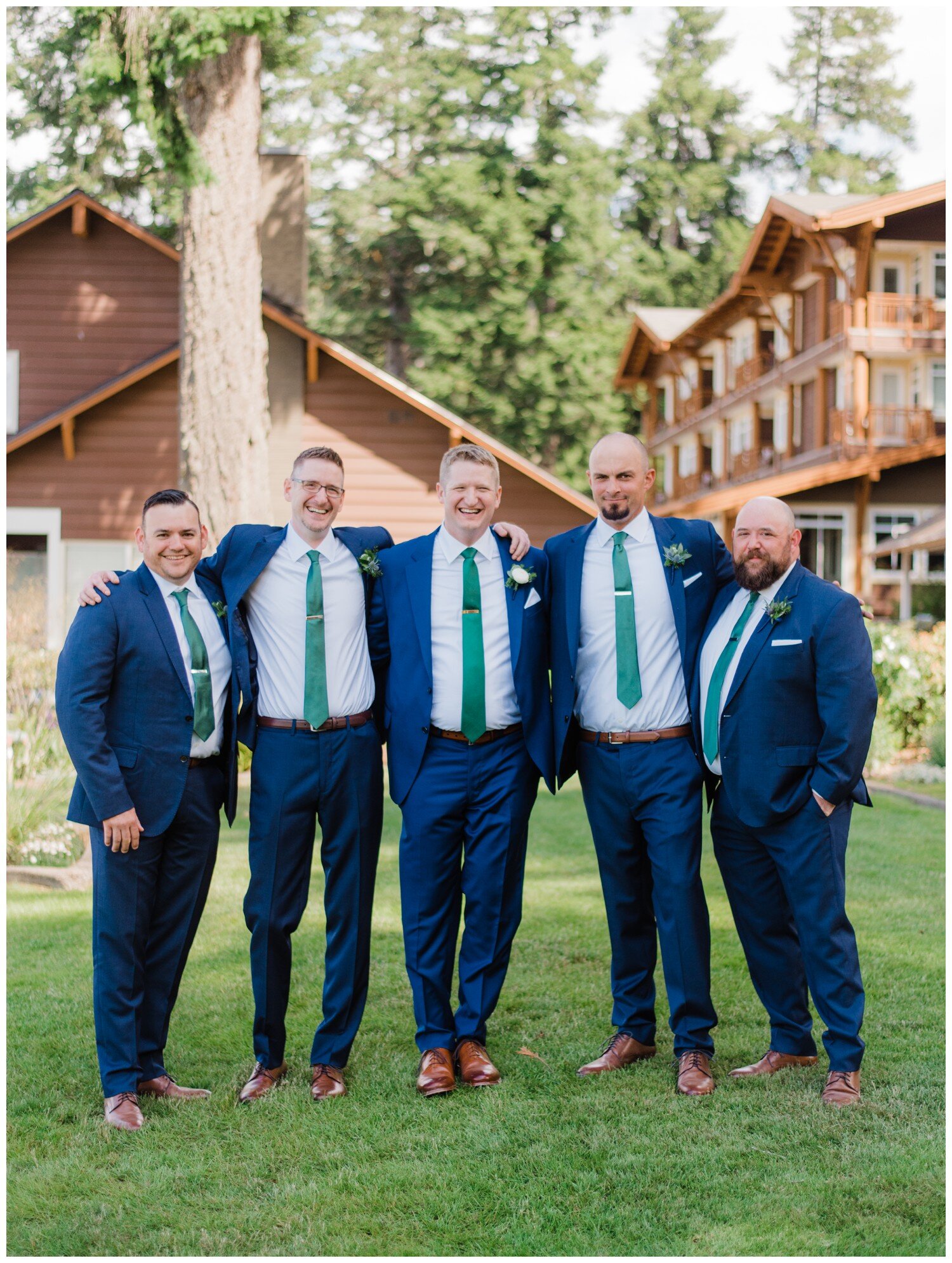 Alderbrook Resort groomsmen photography