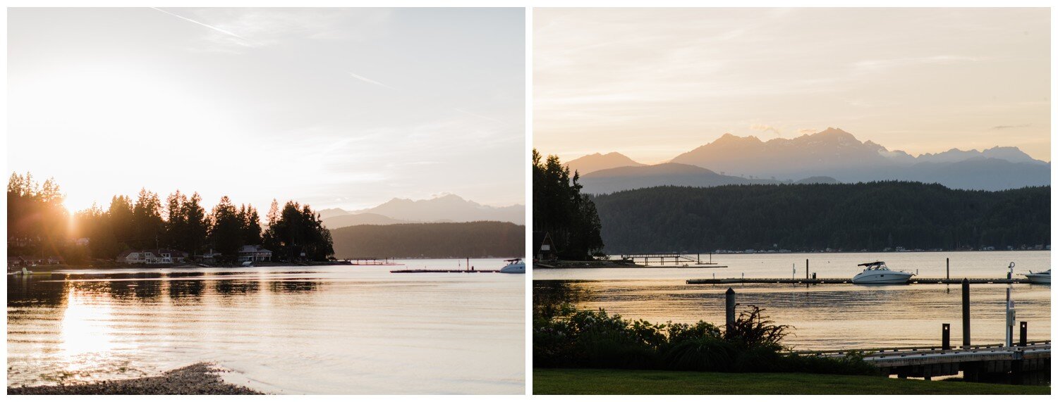 Alderbrook Resort sunset landscape photography