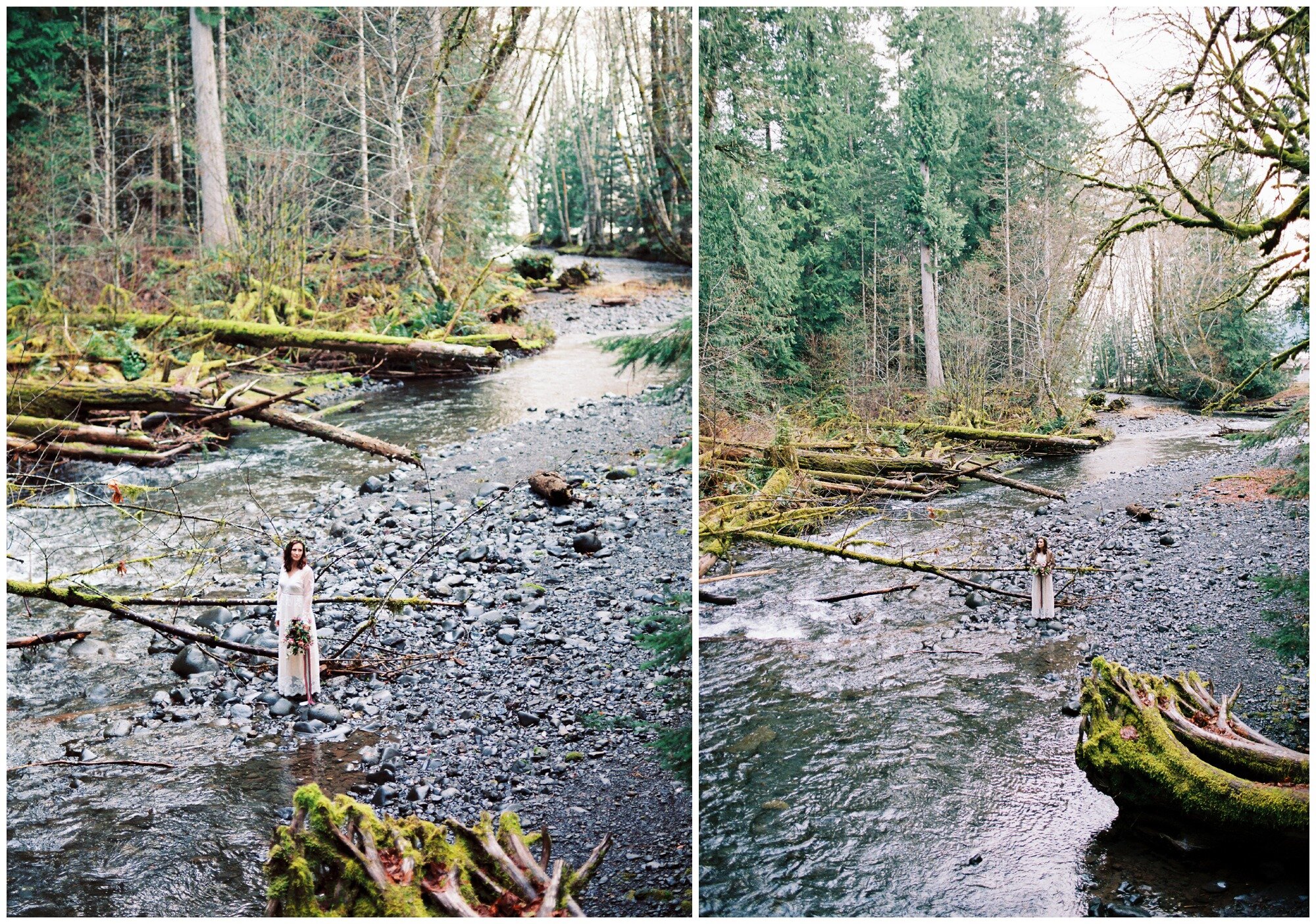 Lake Crescent and Olympic National Park elopement photography