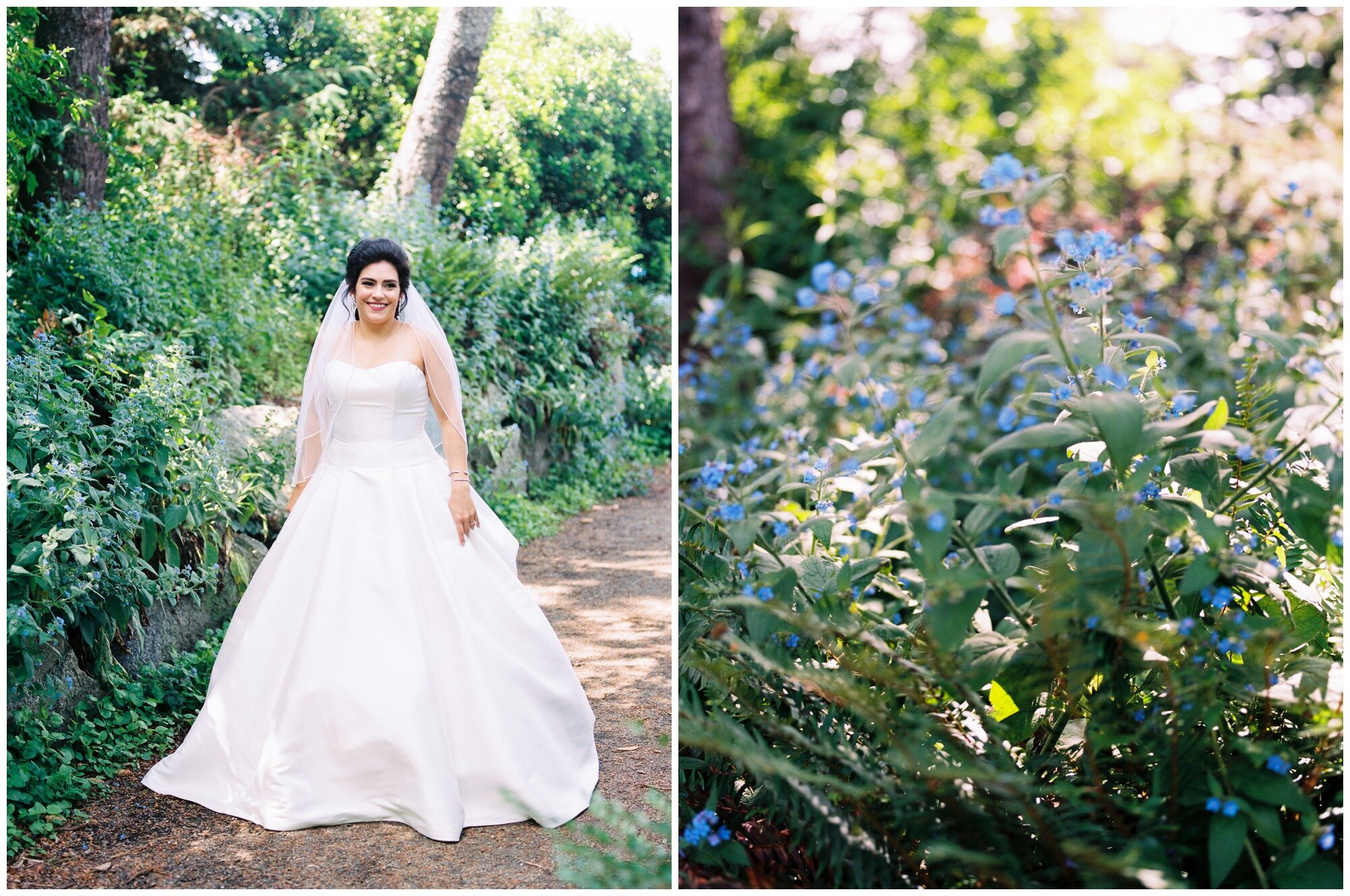 bride at green lake park in seattle wedding photography.jpg