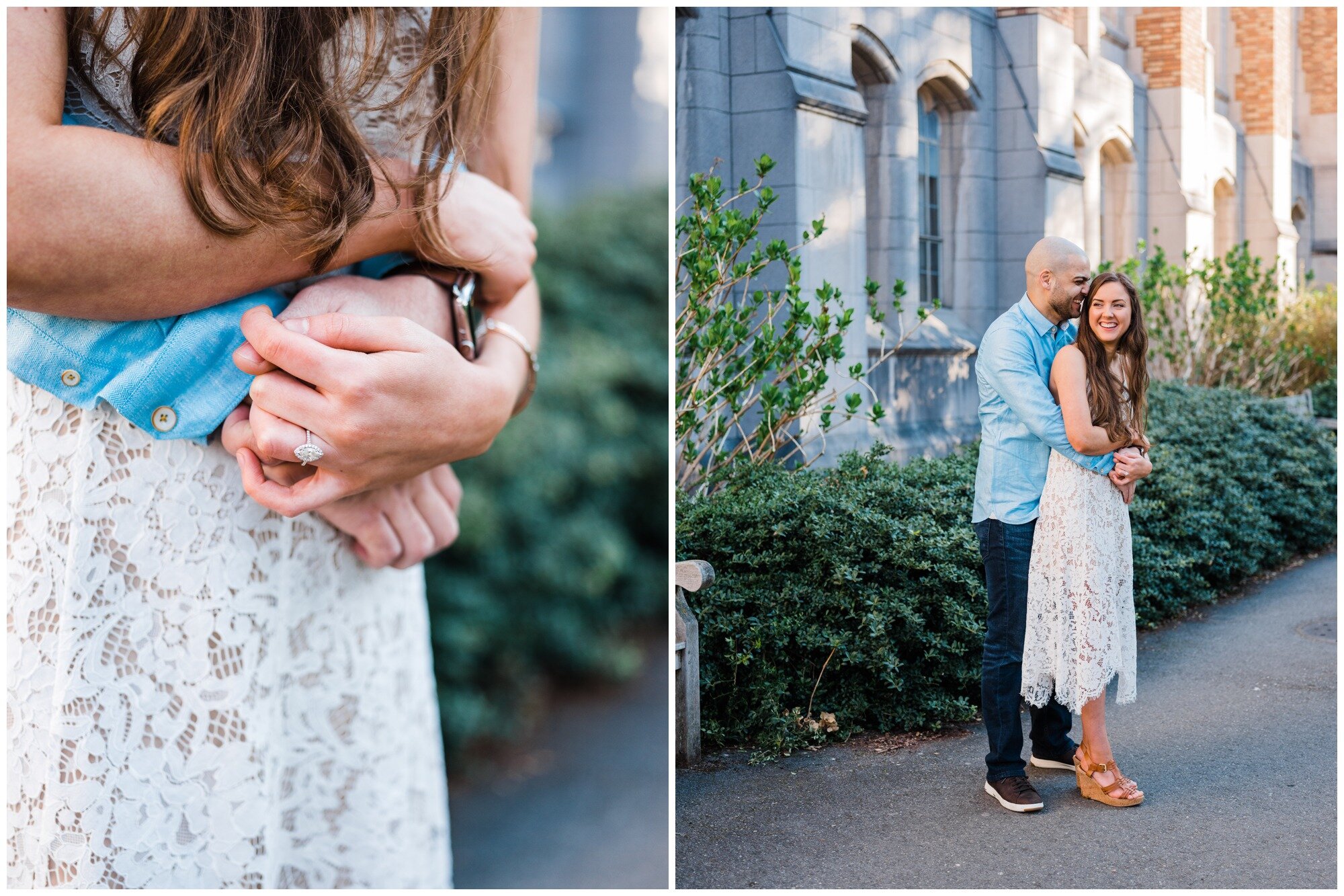 Sunrise Engagement Session Photography at University of Washington