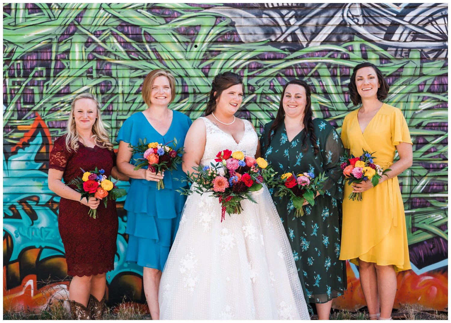 Wedding Party Portrait Photography in Georgetown Seattle