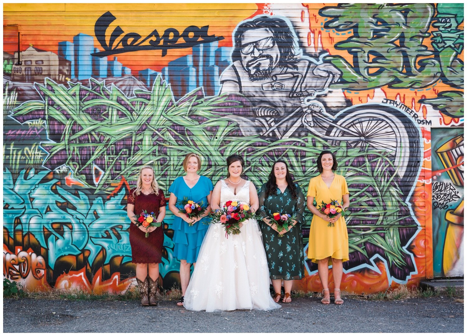 Wedding Party Portrait Photography in Georgetown Seattle