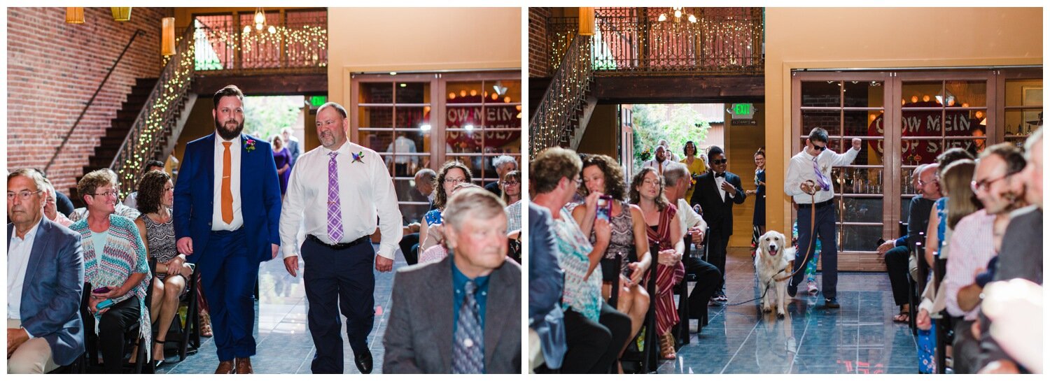 Candid Wedding Ceremony Photography at Georgetown Ballroom in Seattle