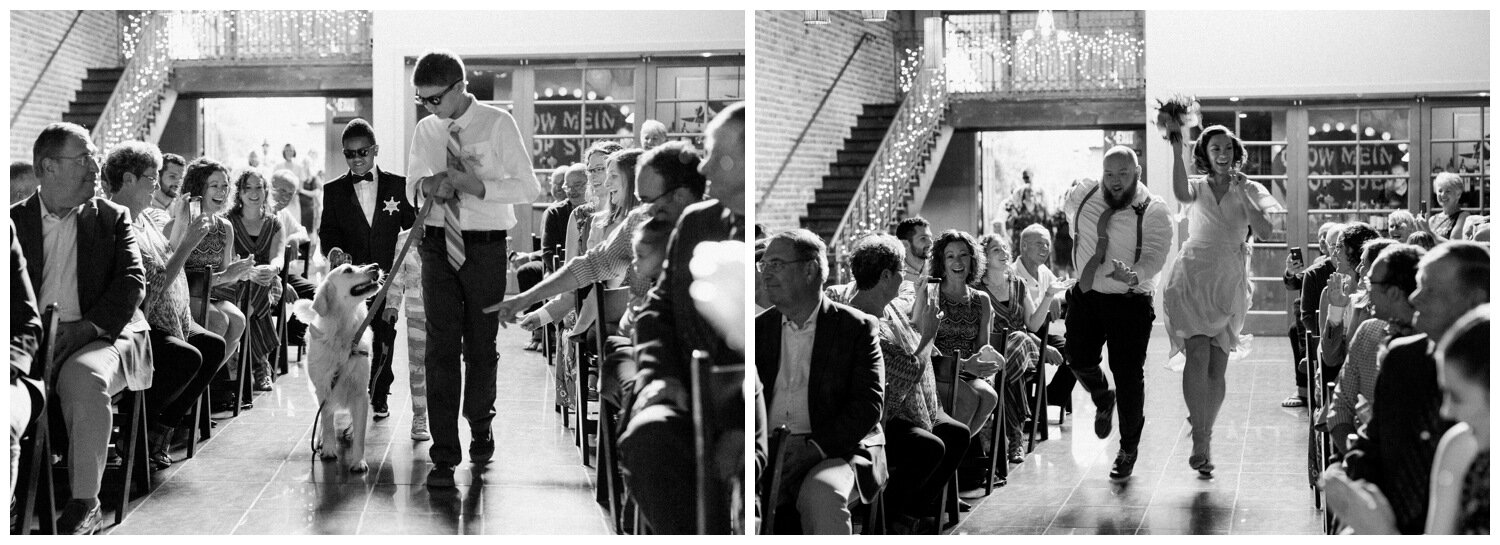 Candid Wedding Ceremony Photography at Georgetown Ballroom in Seattle