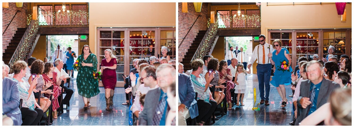 Candid Wedding Ceremony Photography at Georgetown Ballroom in Seattle