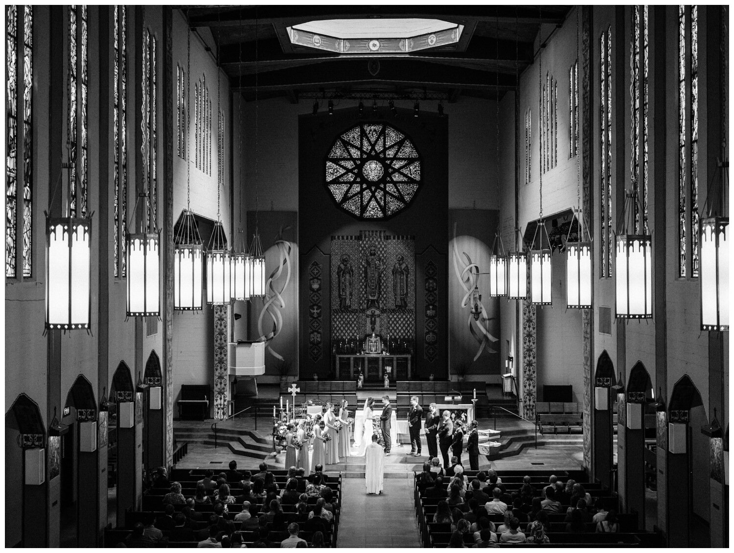 Seattle St Joseph Parish Wedding Ceremony Photography