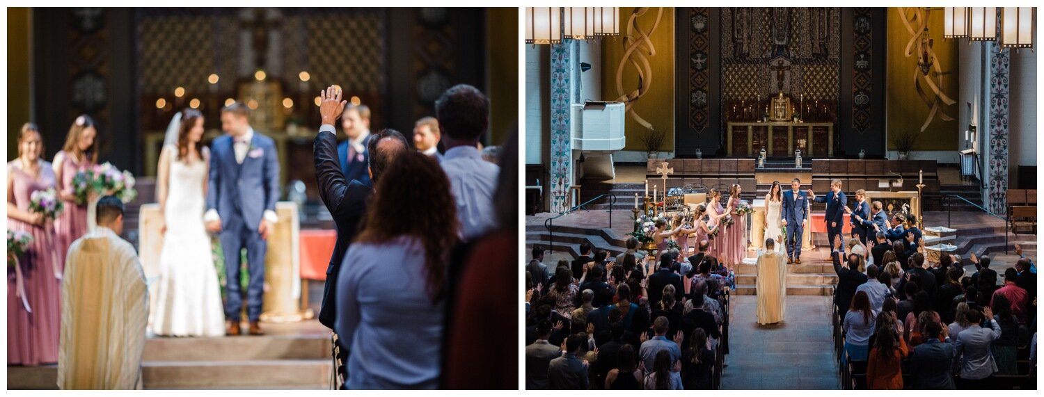 Seattle St Joseph Parish Wedding Ceremony Photography