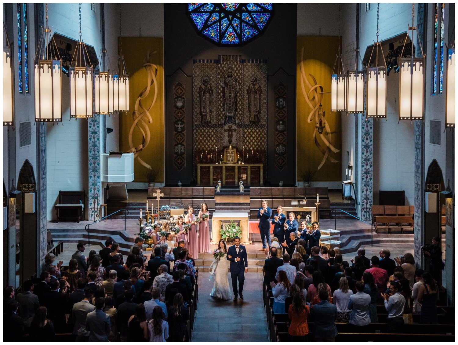 Seattle St Joseph Parish Wedding Ceremony Photography