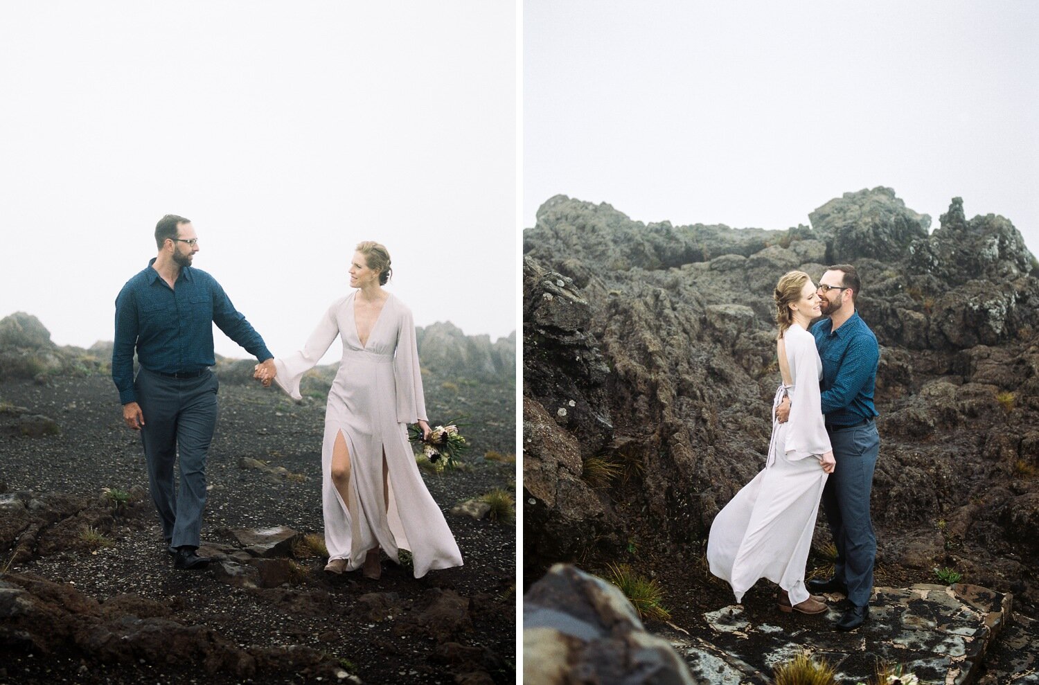 Maui Hawaii Couples Portrait Photography in Haleakala National Park