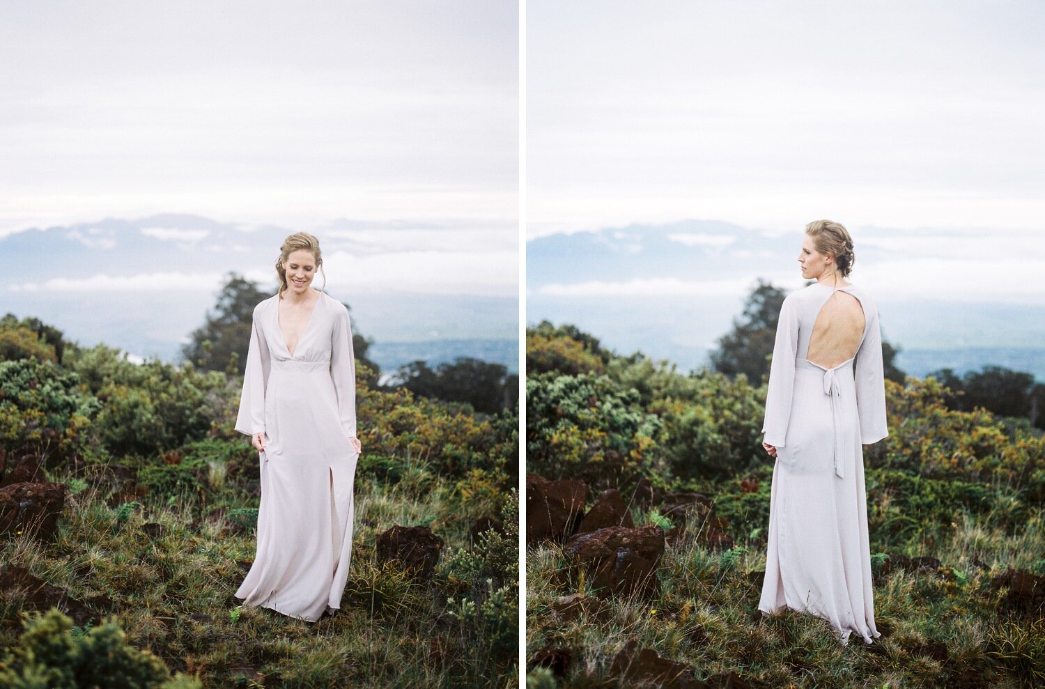 West Maui Mountains Engagement Photography Session shot on film