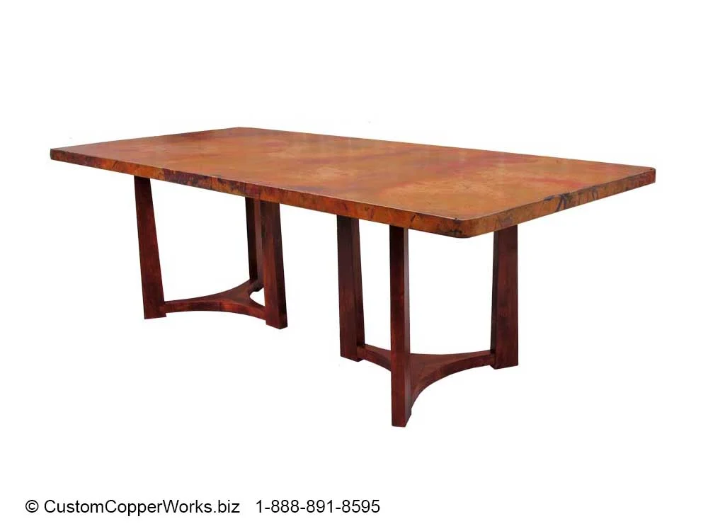    Natalia   Simple Double Pedestal Table Base 