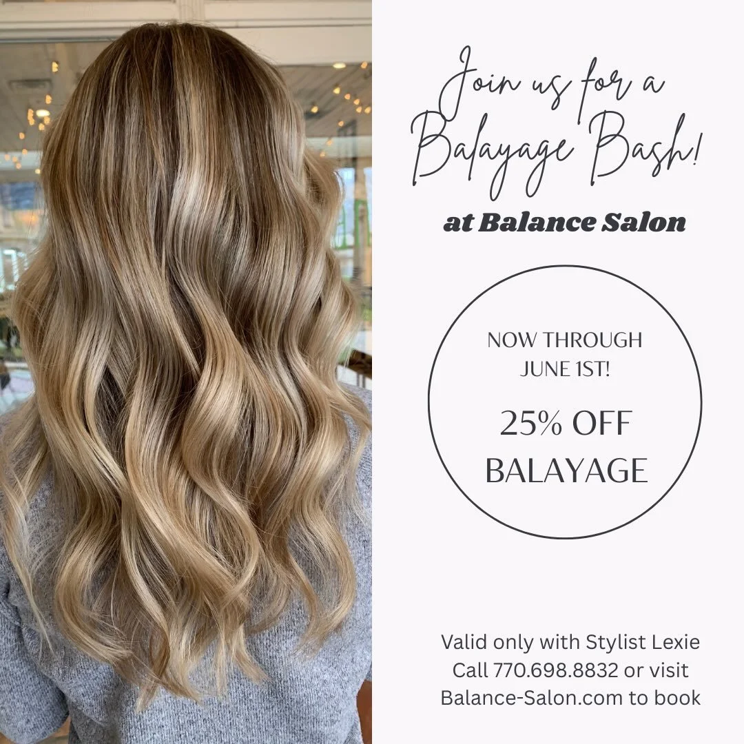 She&rsquo;s back, and she&rsquo;s bringing the magic! ✨ For a limited time, enjoy 25% off balayage now through June 1st. Come see why everyone loves her work&mdash;your hair will thank you! #BalayageMagic #HairGoals #SalonVibes #HairExpert #HairTrans
