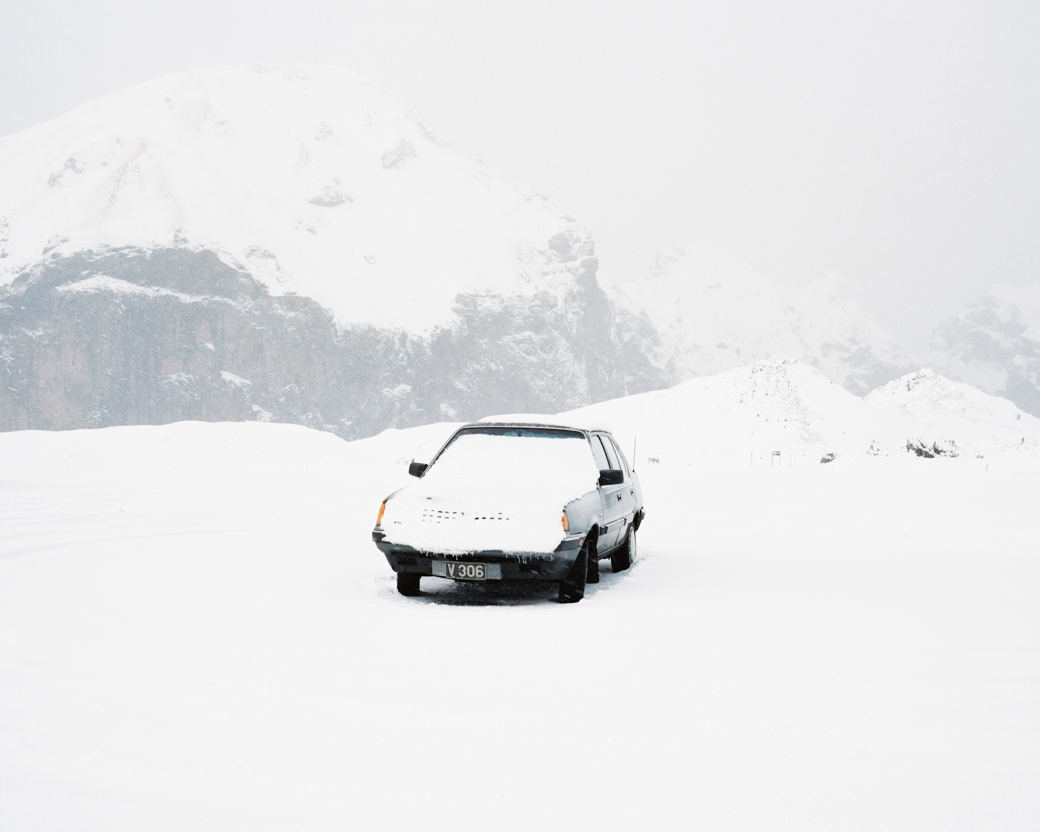  Car in Snow, Vestmannaeyjar, 2015.  Project Statement  