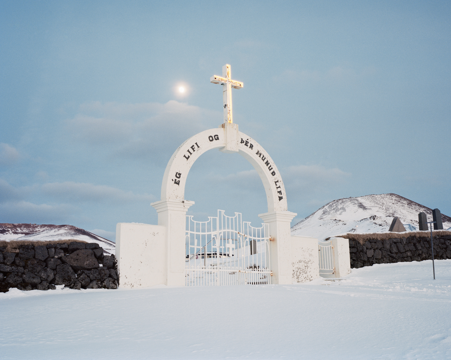  Cemetery Gates, Vestmannaeyjar, 2015.  Project Statement  