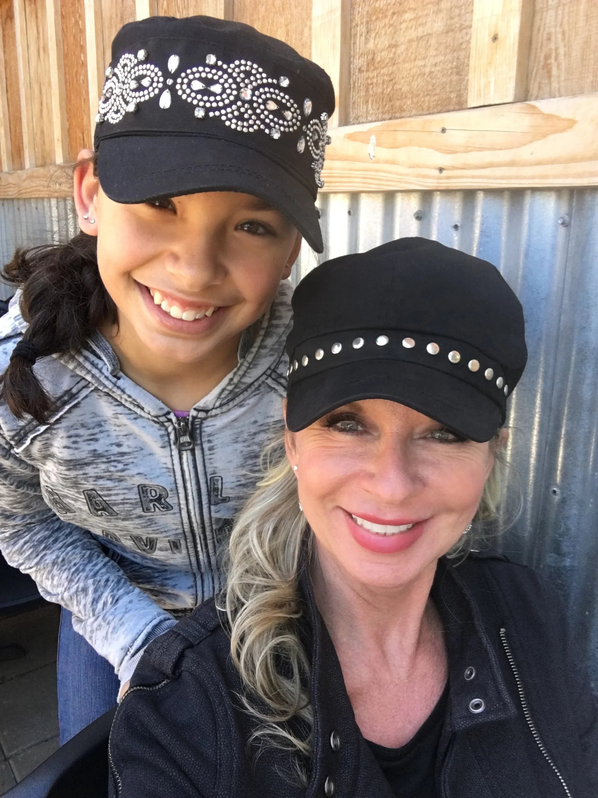 My mini me biker babe Adriannah