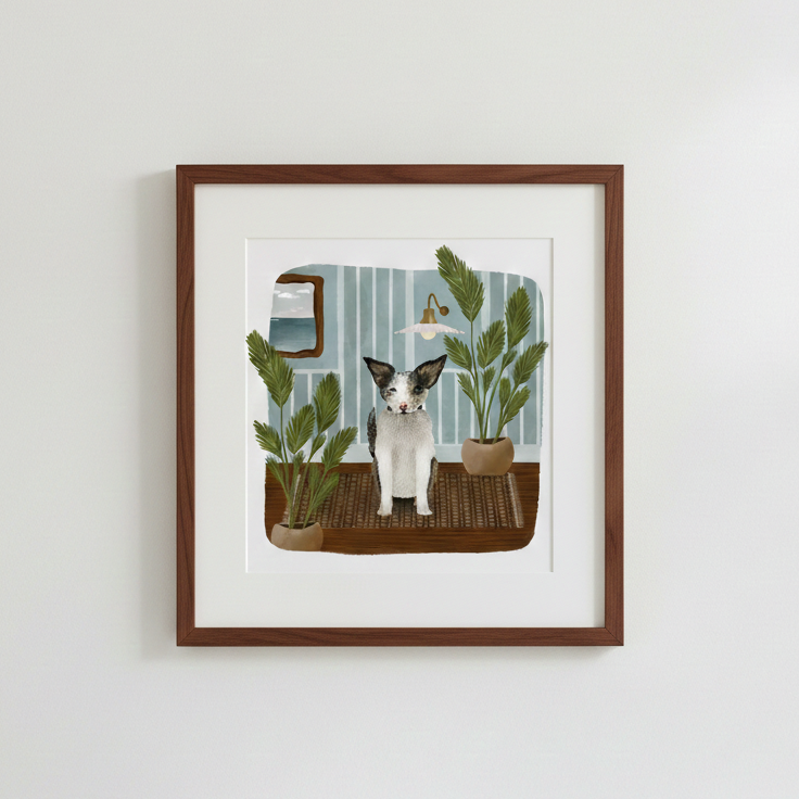 Pet Portrait in a room