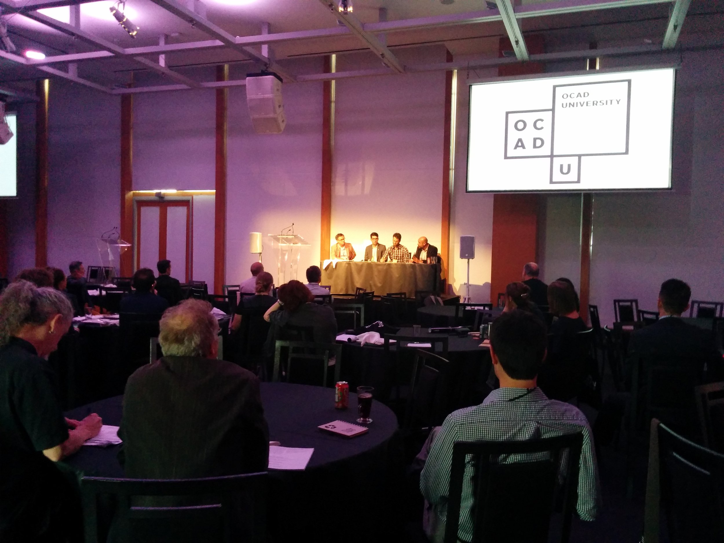 Harold Madi in a panel on urban design.