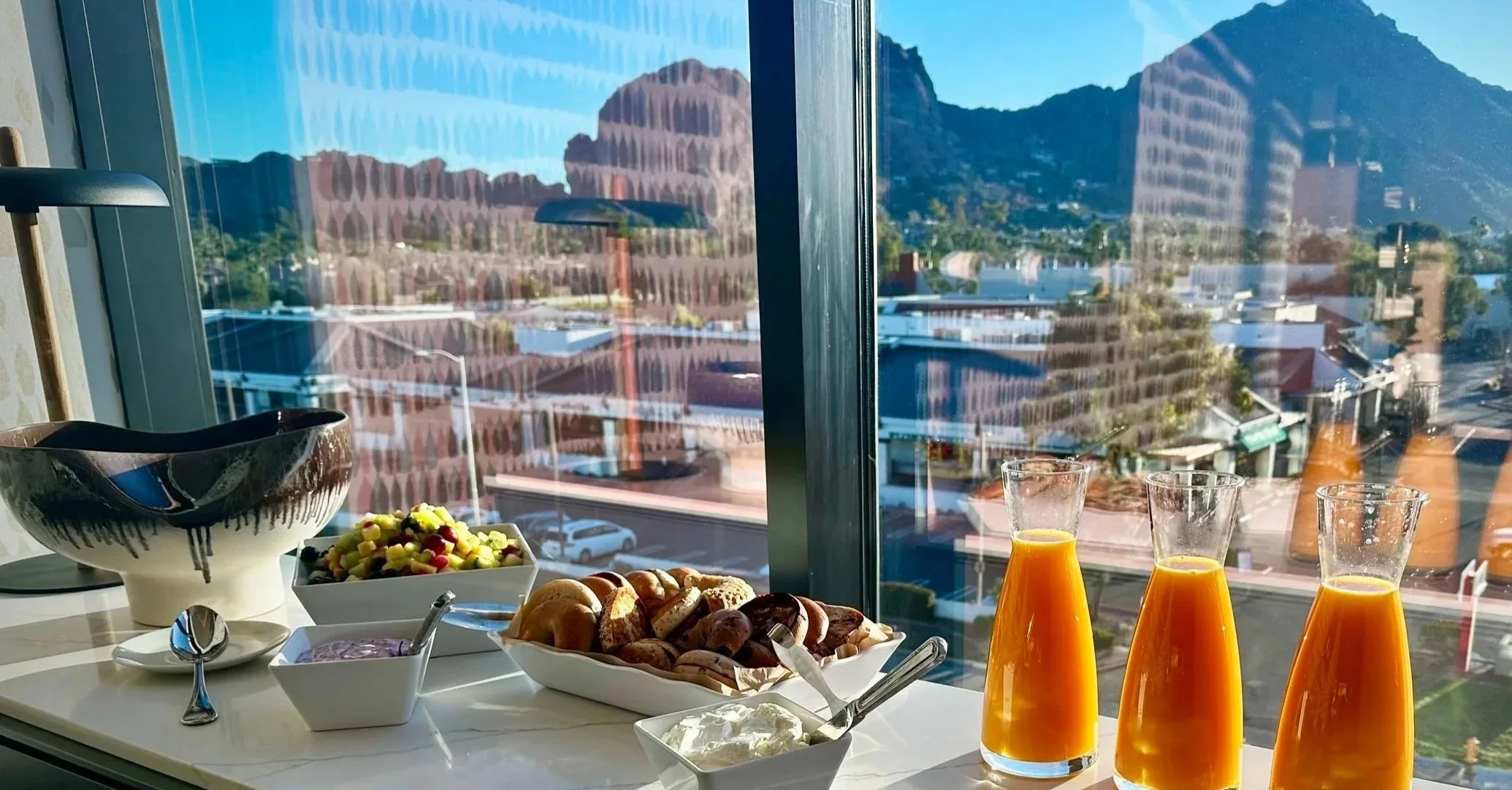 Chef Phoenix Catering -breakfast at camelback mountain