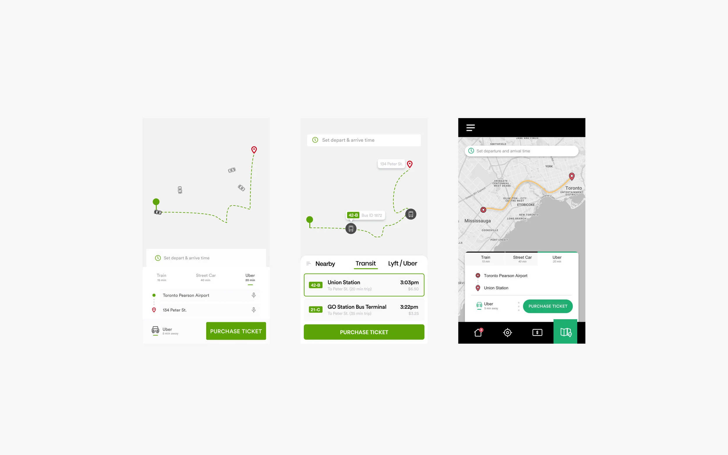 Narrowing Feature Proposals → Early concept mockup explorations