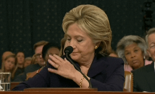 Brushing off the haters. (Gif located here )