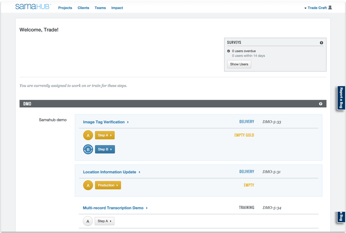 Existing SamaHub Home